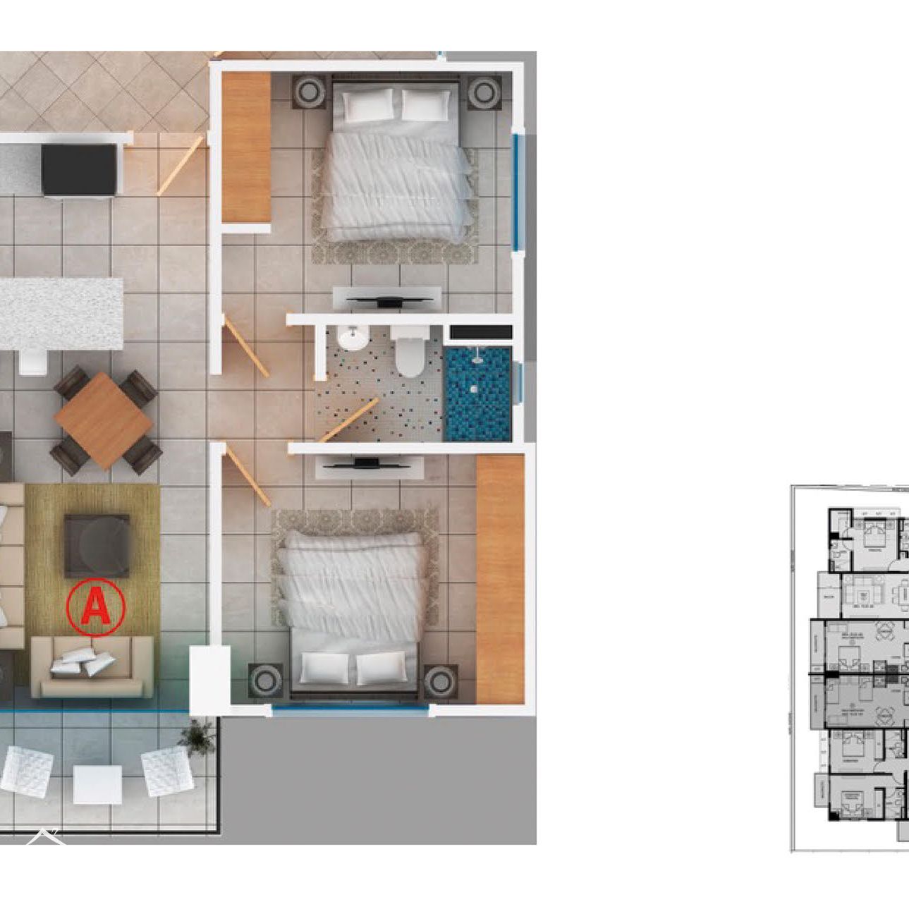 Proyecto de 1 y 2 habitaciones en venta en céntrico sector de Naco 153186