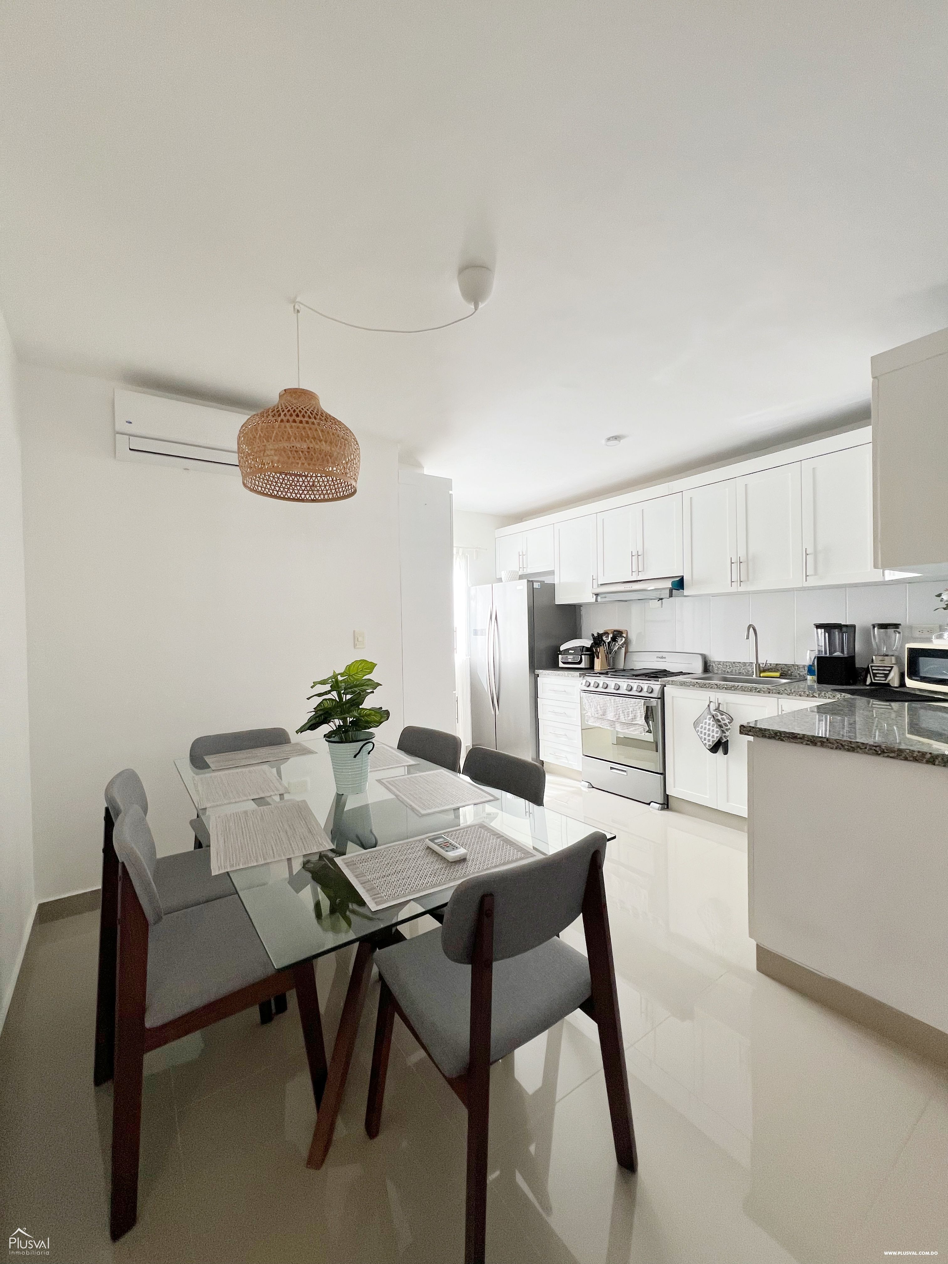 Apartamento amueblado de 2 habitaciones en alquiler en Bávaro 390841