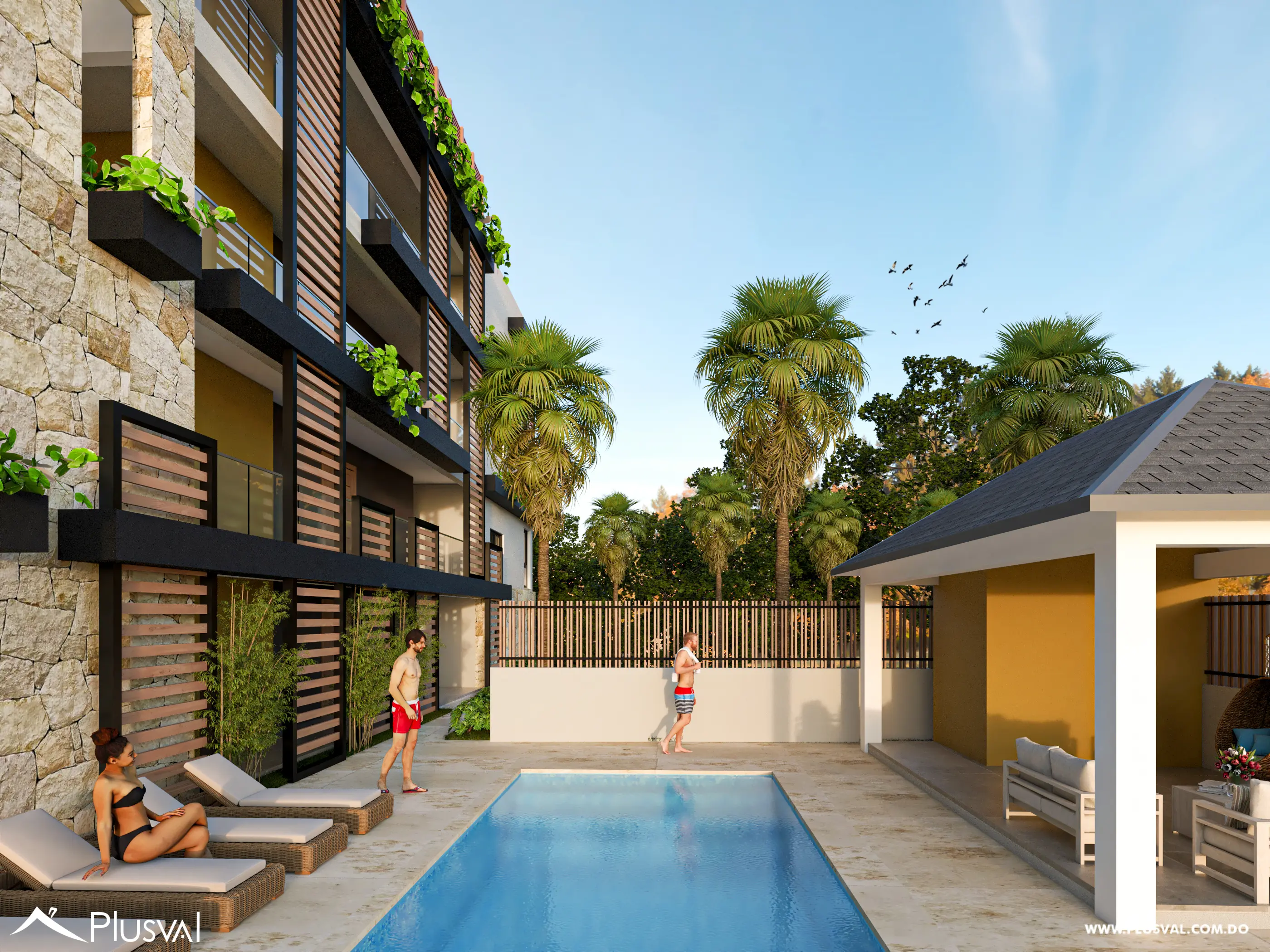 Residencial turístico en Sosúa con piscina y seguridad 24/7 535201