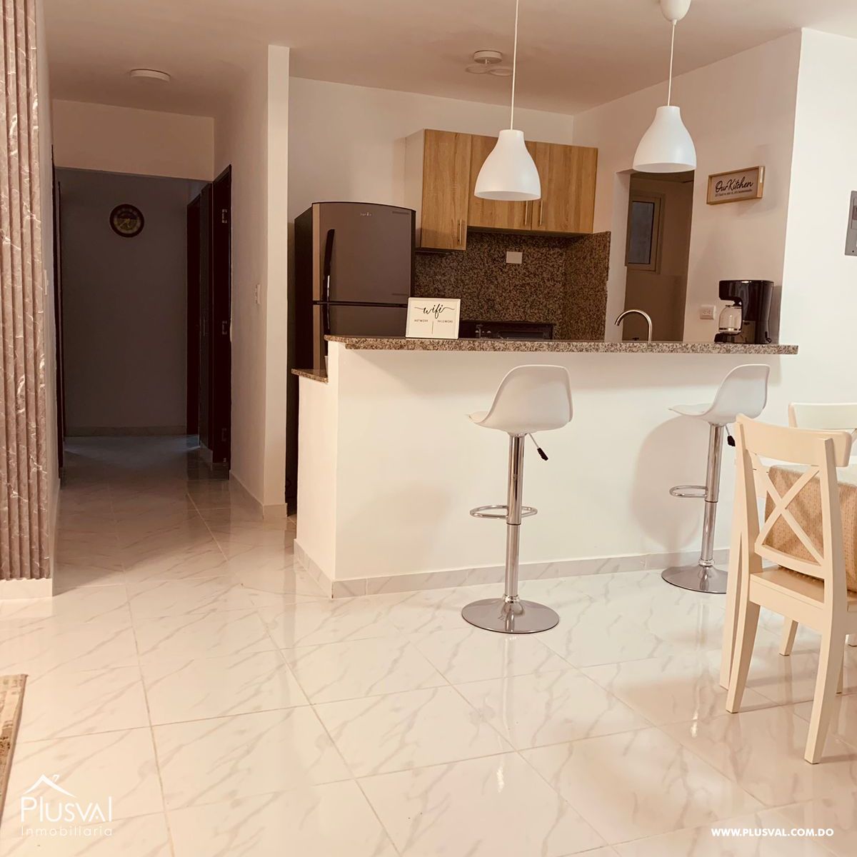 Apartamento amueblado en alquiler en La Romana 404563