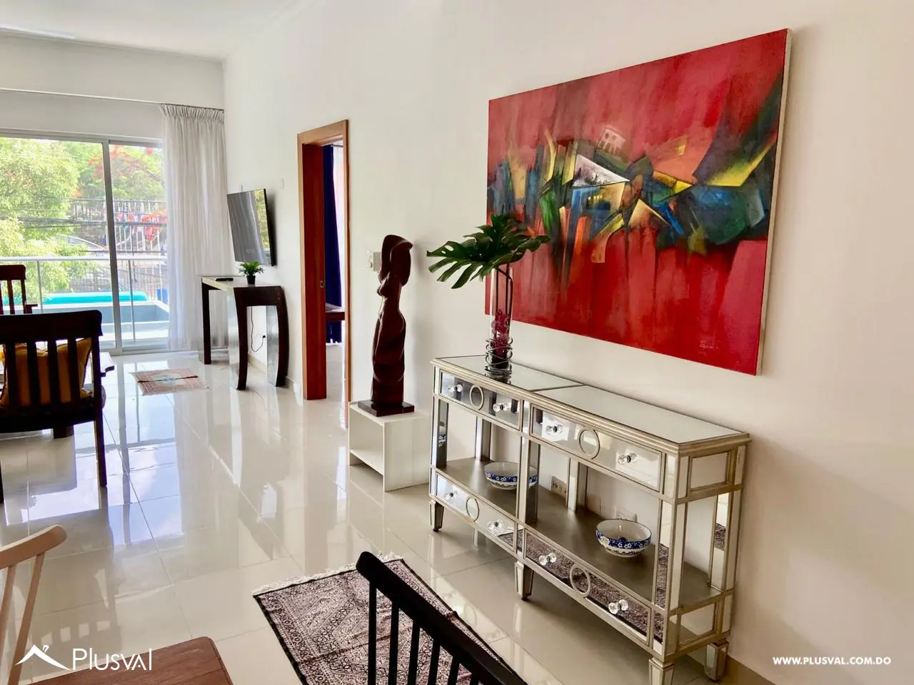 Apartamento en alquiler en torre de Av. Bolívar – 135 m² amueblado 487769