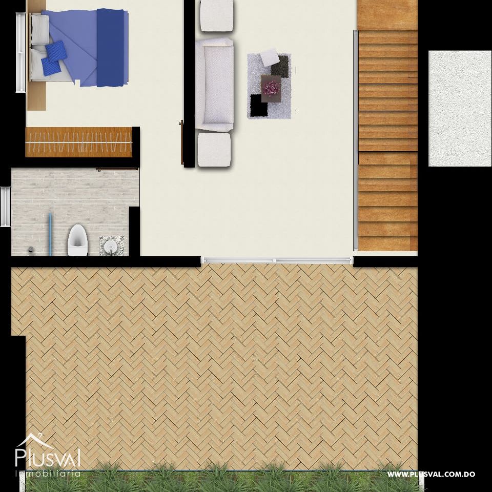 Proyecto de  Apartamentos con hermosas areas sociales, restaurant y spa en las Terrenas, Samaná. 206482