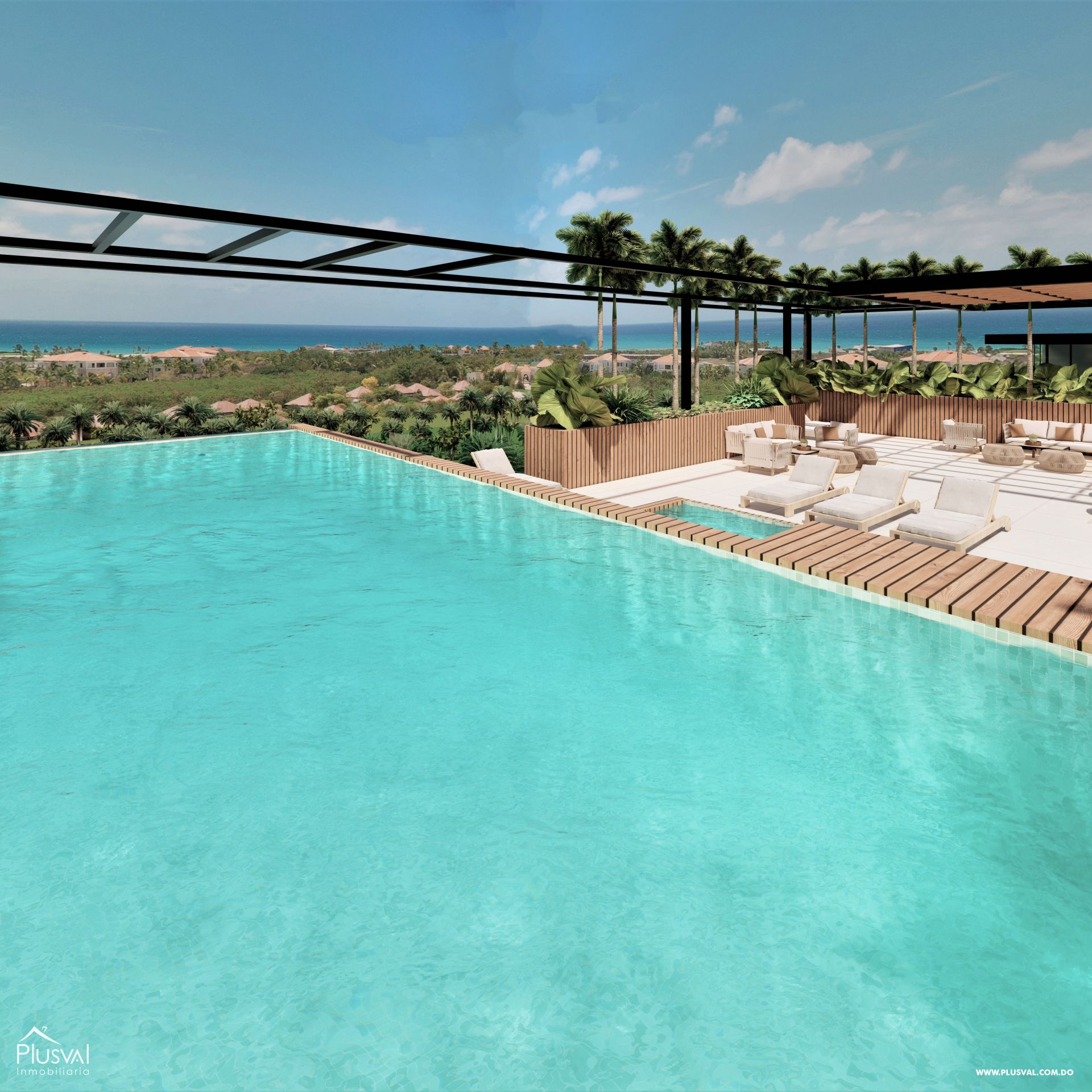 Venta de apartamento en Cap Cana 2 habitaciones + servicio 215753
