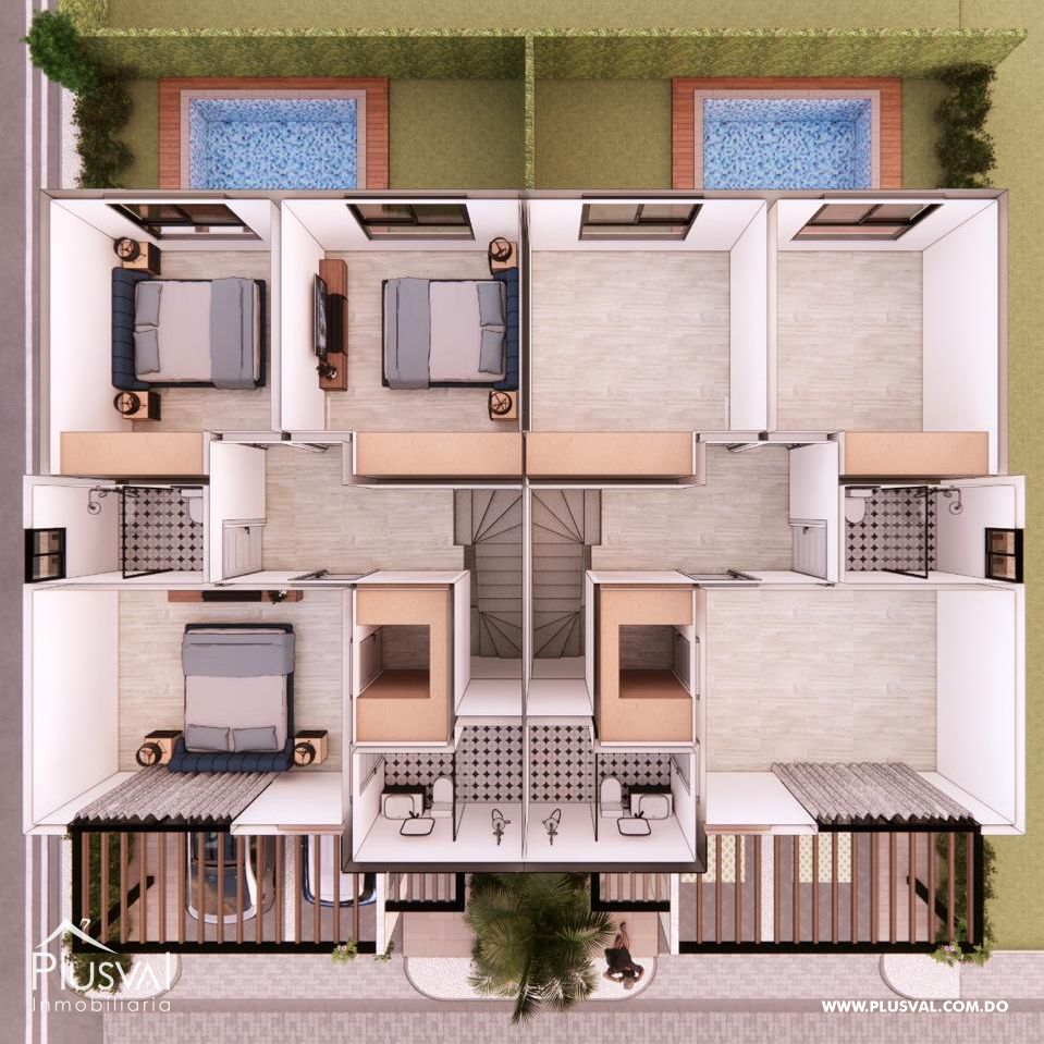 Exclusivo proyecto de 16 villas tipo duplex Próximo AL DOWNTOWN MALL CON FÁCIL ACCESO A LA PLAYA 299032