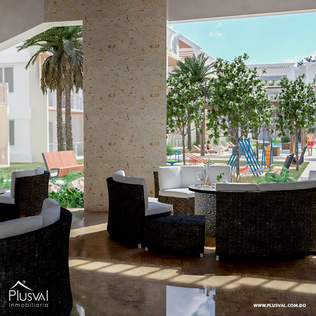 Proyecto de  Apartamentos con hermosas areas sociales, restaurant y spa en las Terrenas, Samaná. 206481