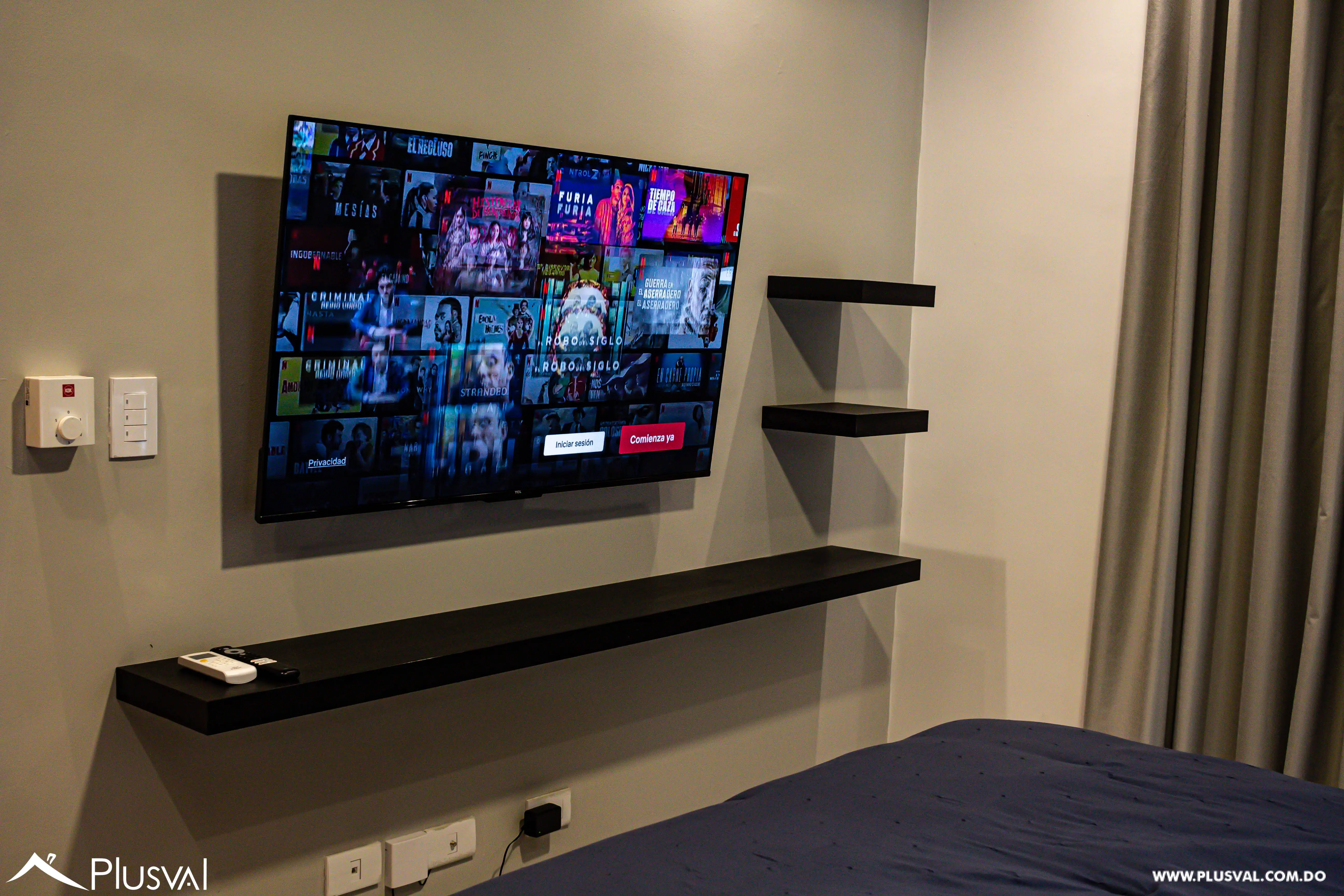 Apartamento en venta de 1 habitación amueblado en Evaristo Morales 492922