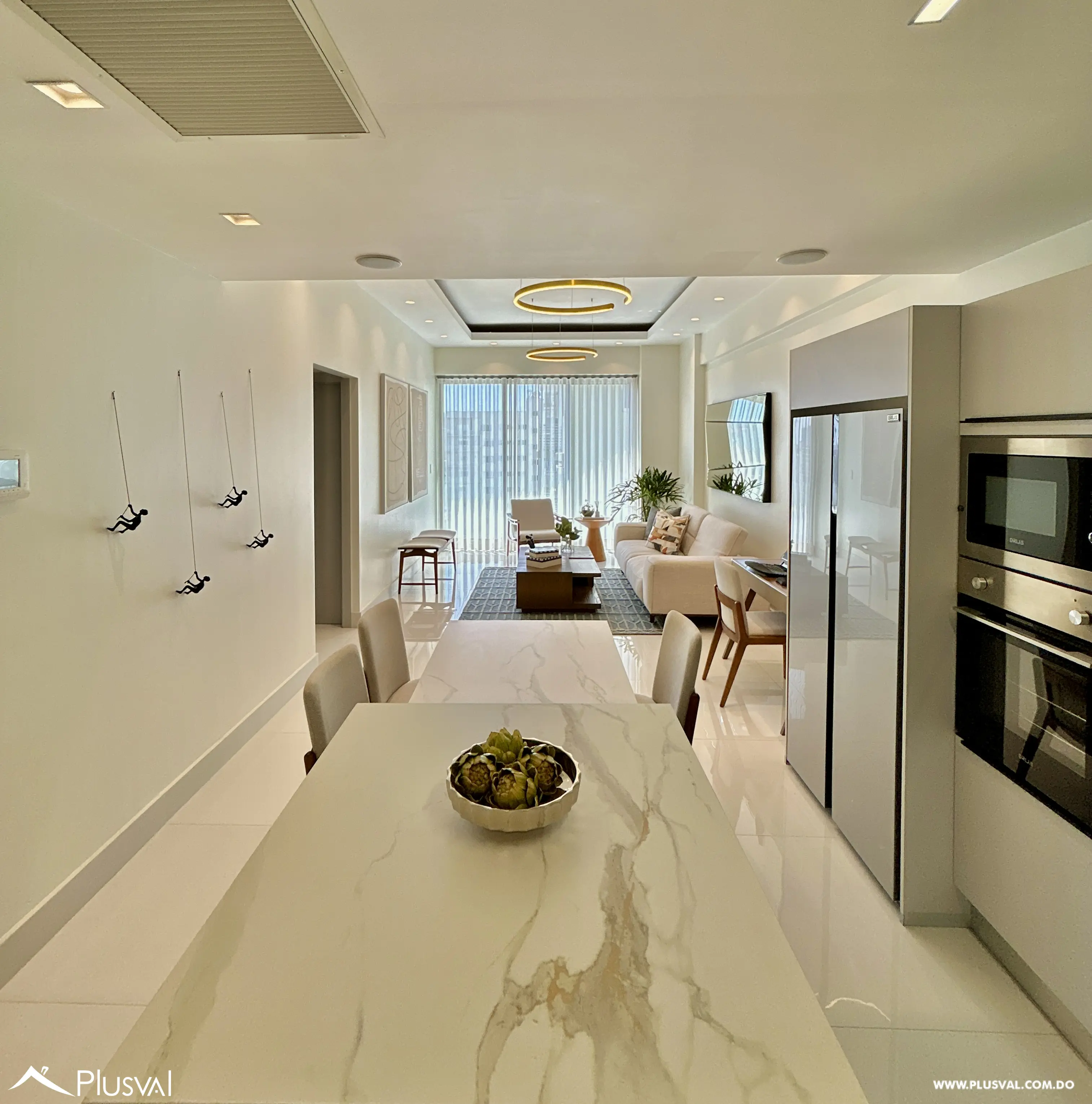 Apartamento amueblado 1 hab+estudio en alquiler,  Piantini 460630
