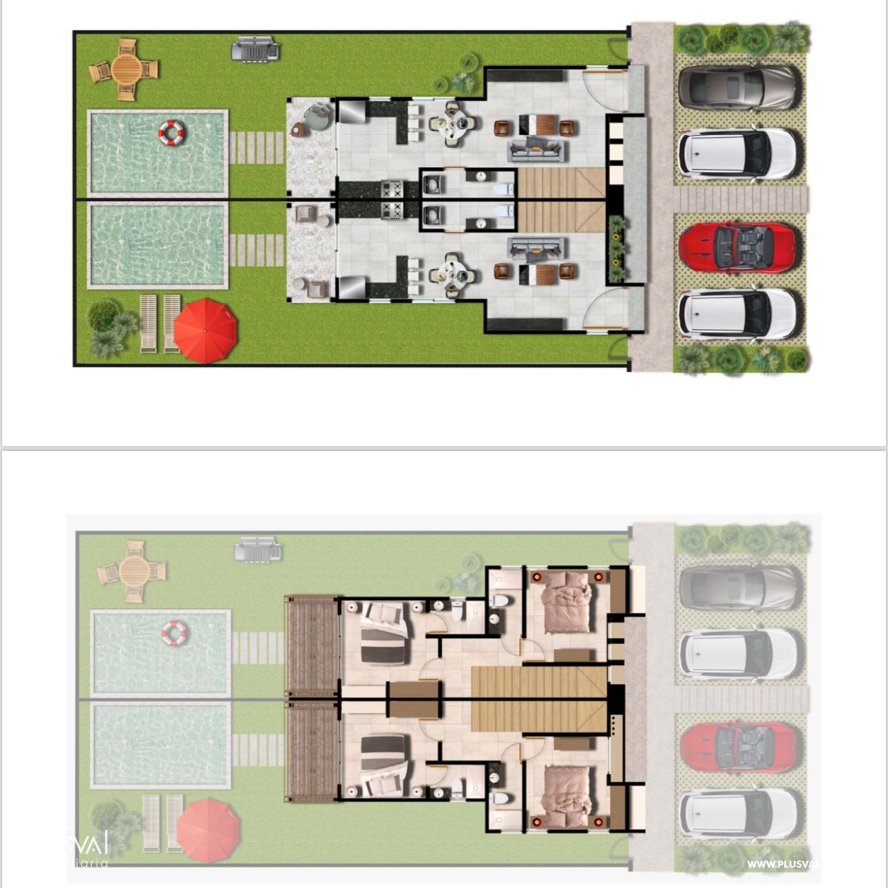 Townhouses próximo a Downtown Punta Cana 333747