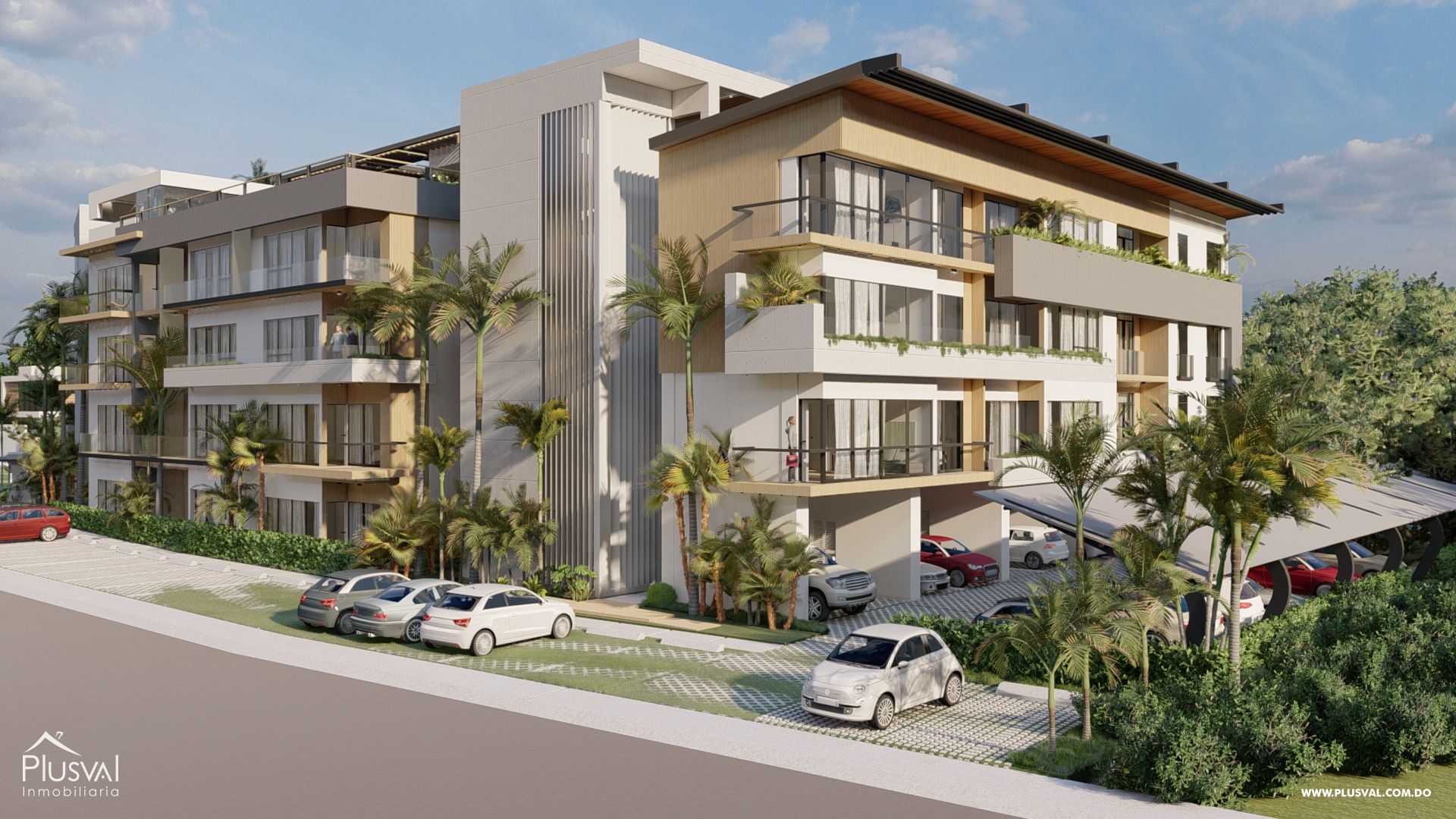 Apartamentos con diseño moderno y exclusivo de 2 habitaciones ubicados en Punta Cana 375464