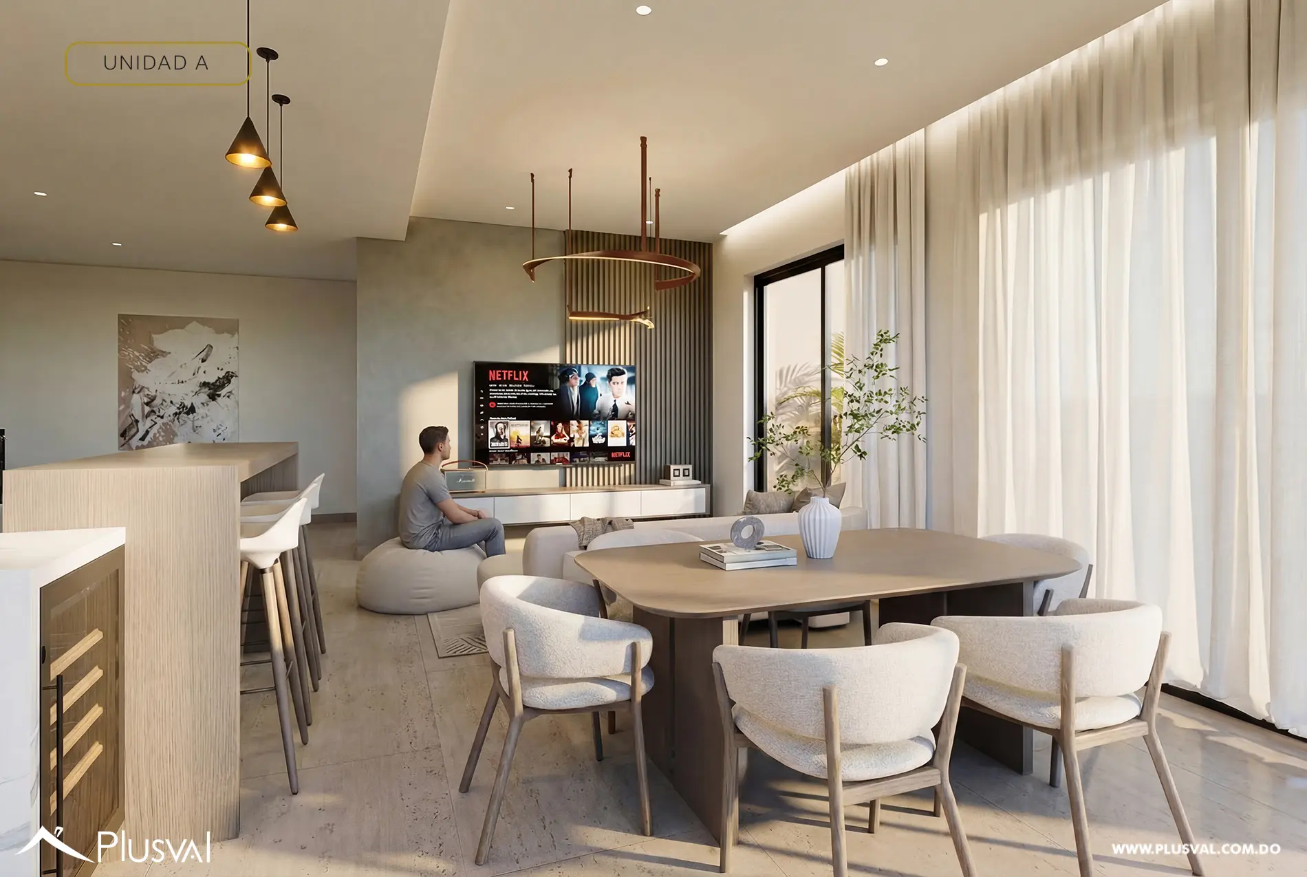 Exclusiva torre de apartamentos en Los Tres Ojos. 493777