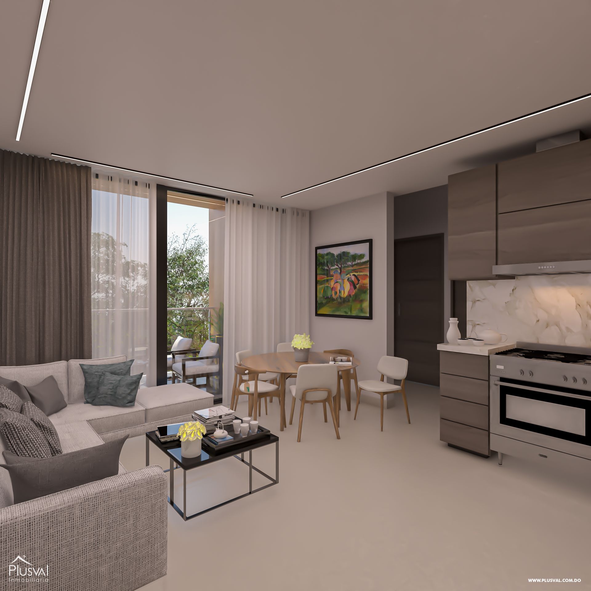 Exclusivo apartamento de 3 habitaciones con patio privado a solo 4 minutos de la playa 434278