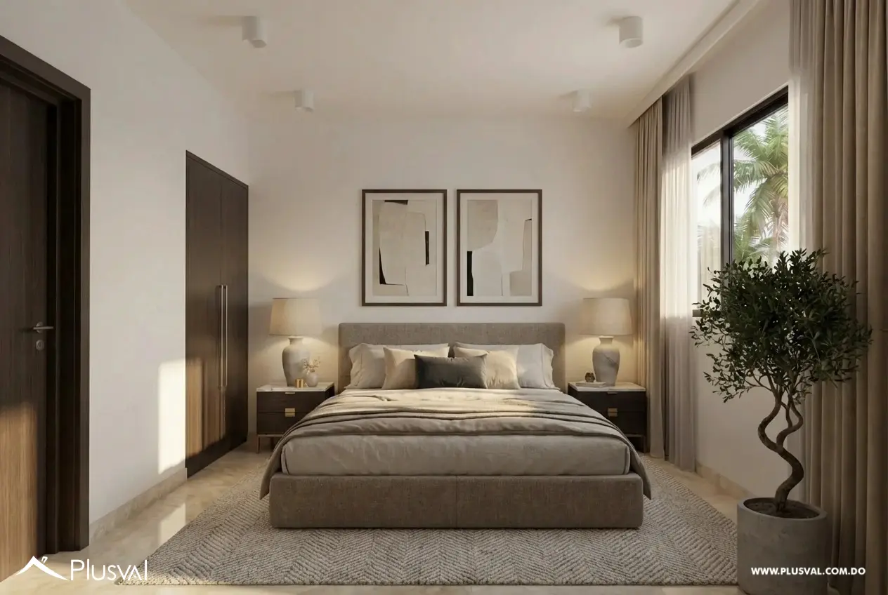 Apartamento de 2 Habitaciones en Zona Residencial de Bavaro PuntaCana. Ever Graden Life PC 536257