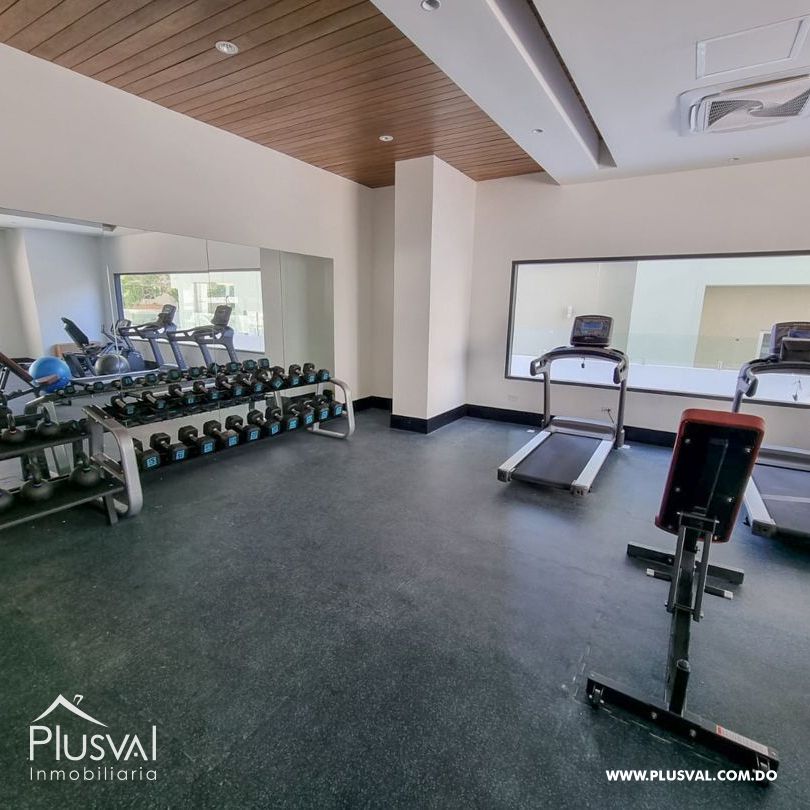 Apartamento amueblado 1 hab+estudio en alquiler,  Piantini 278407