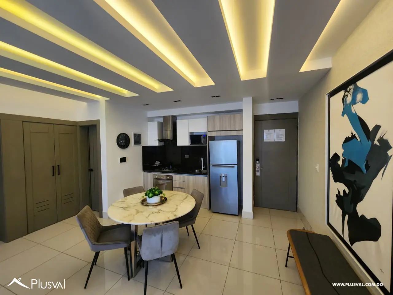 Apartamento amueblado en venta en Reparto Panorama Santiago | Ideal Airbnb | Torre con rooftop y piscina 486656