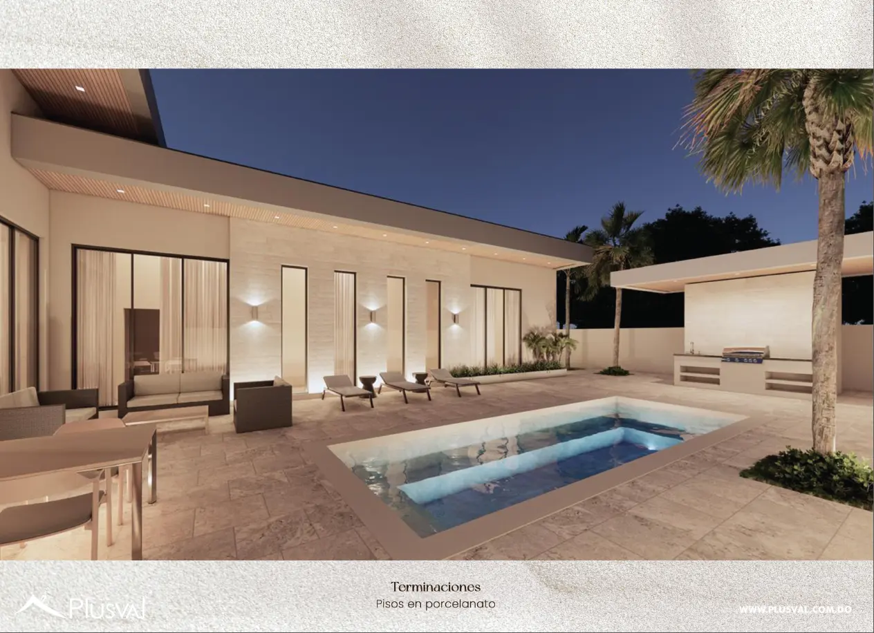 ZENIT, elegante y exclusiva villa de 1 nivel con piscina at Vista Cana 507652