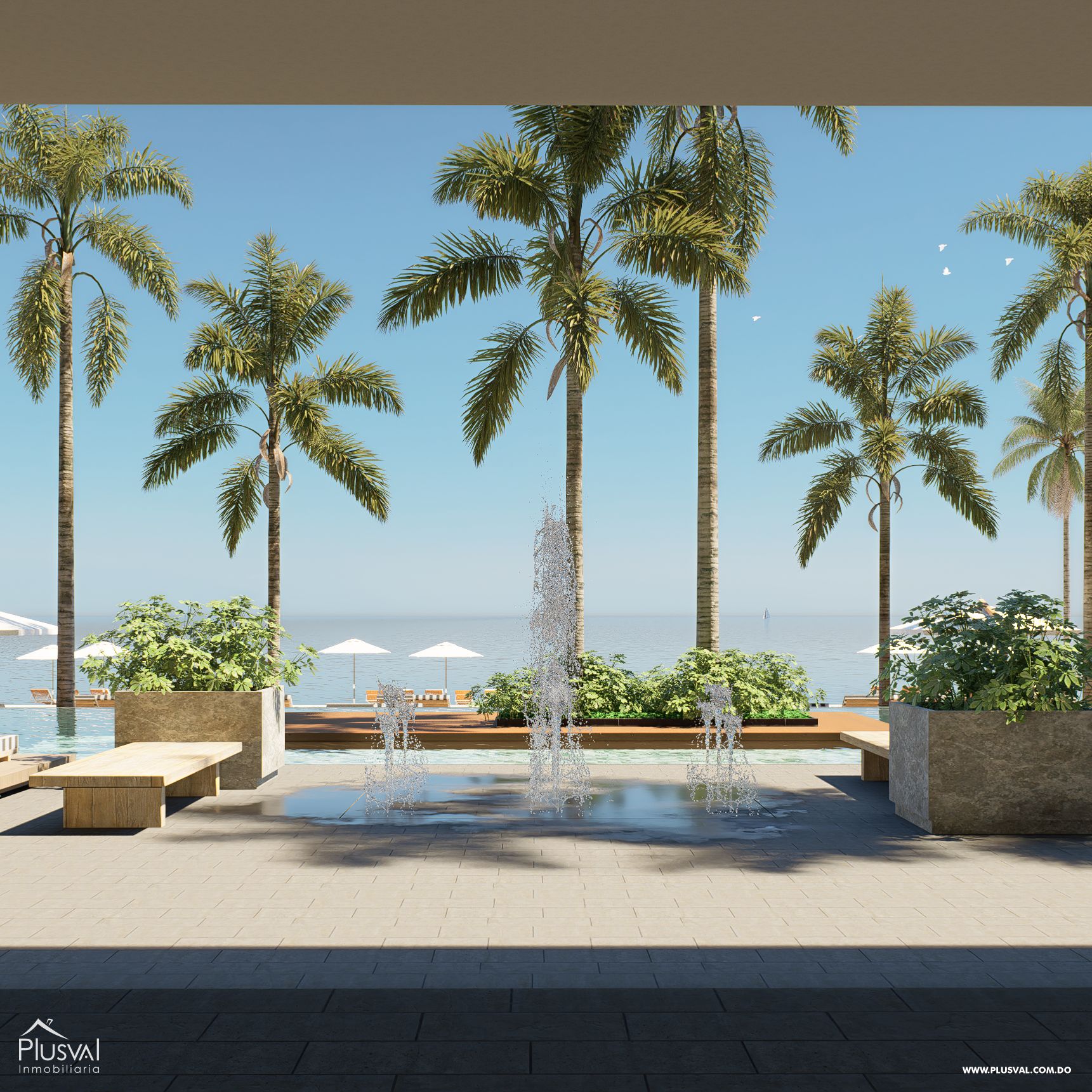 Apartamentos en venta en primera línea de playa en Juan Dolio 412279