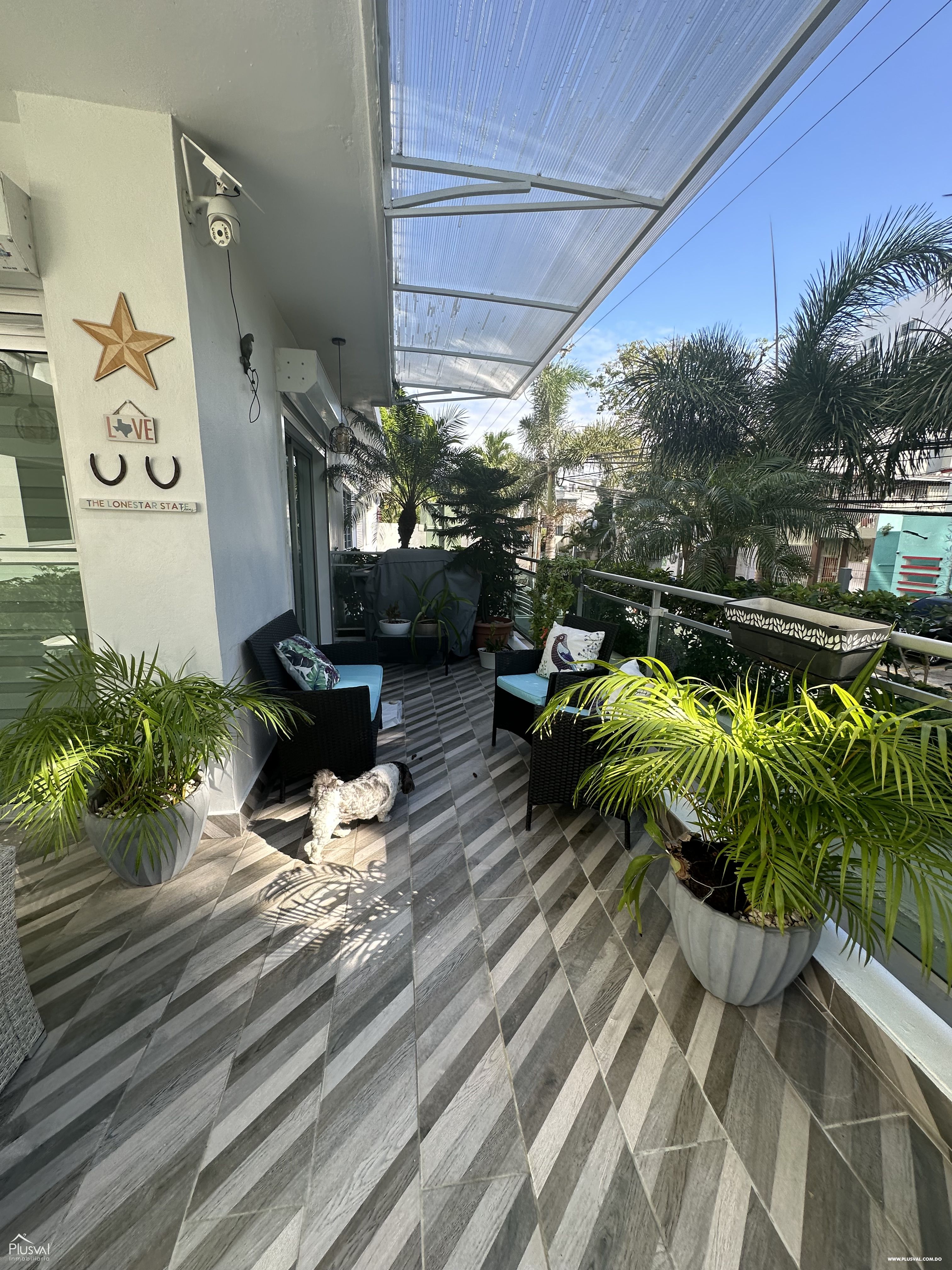 Apartamento Gazcue 3 habitaciones y terraza 349271