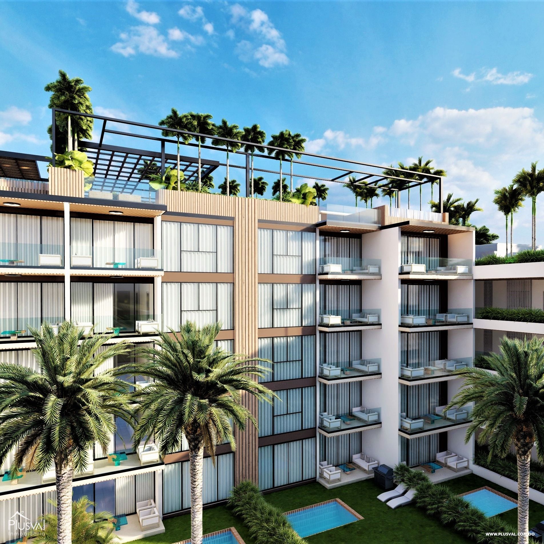 Venta de apartamento en Cap Cana 2 habitaciones + servicio 215748