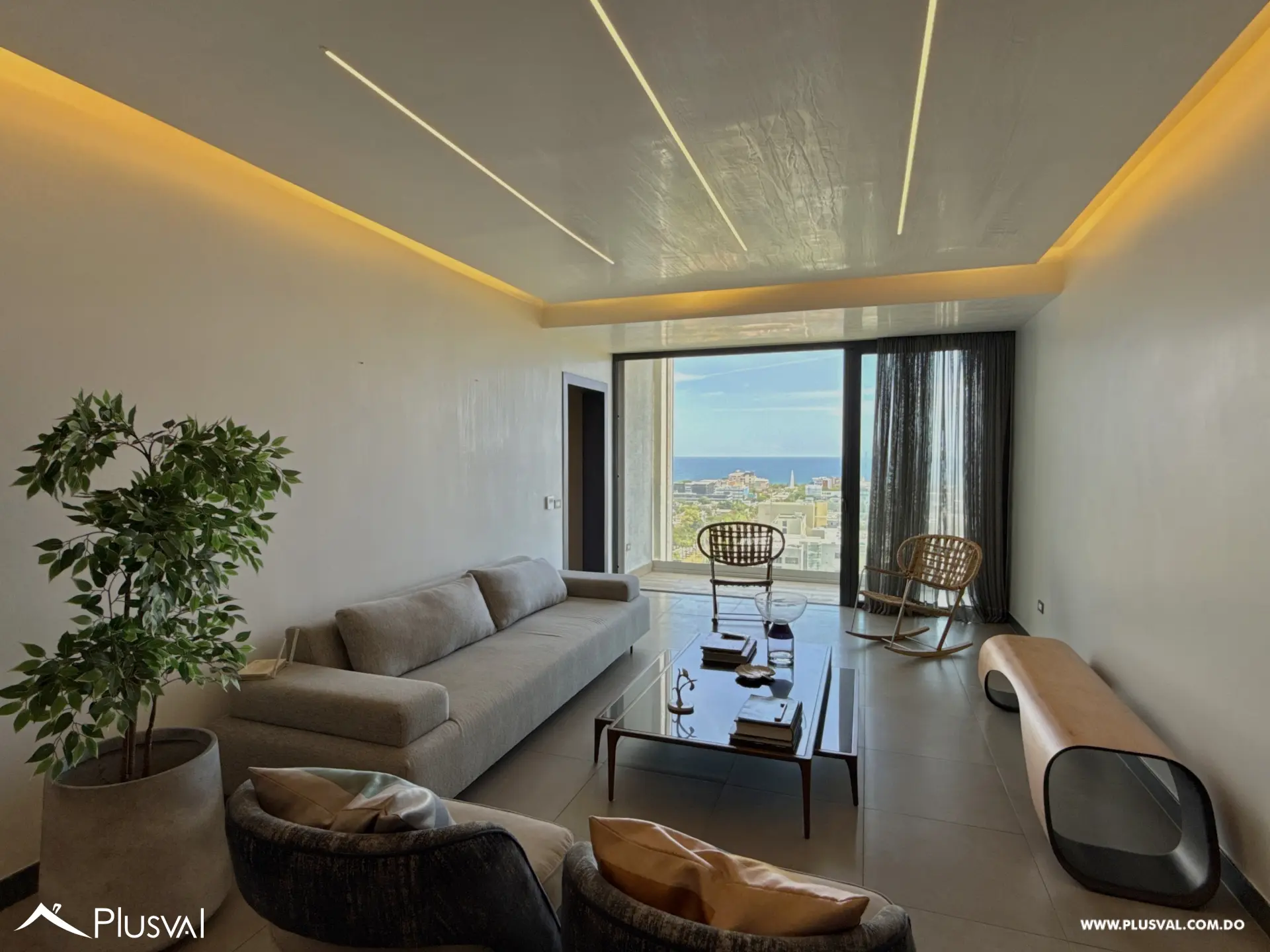 Apartamento Amueblado en Alquiler, Vista al Mar y el Parque en Bella Vista 530450