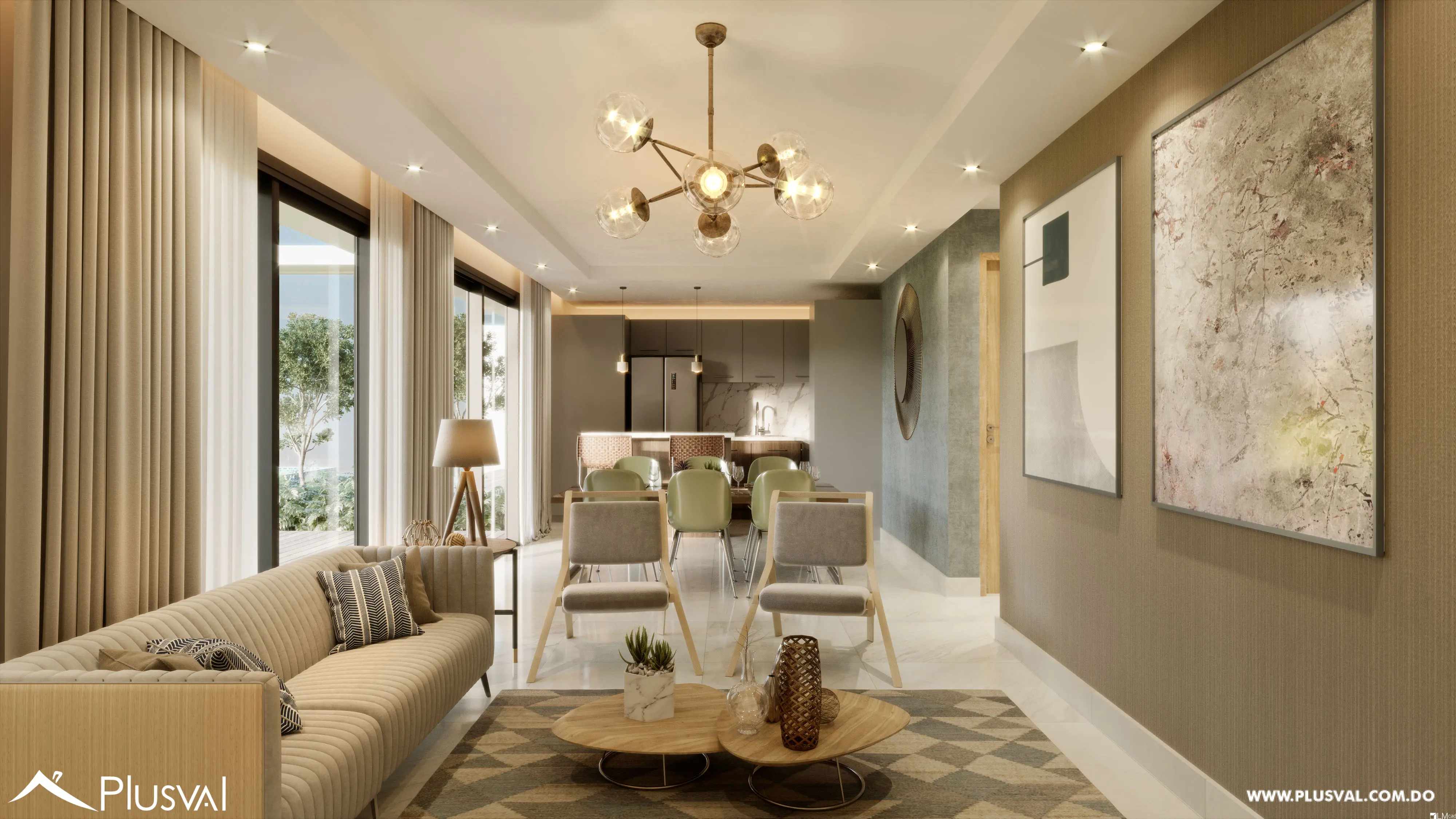 Moderno apartamento de 1 habitación en venta - Vista Cana 532378