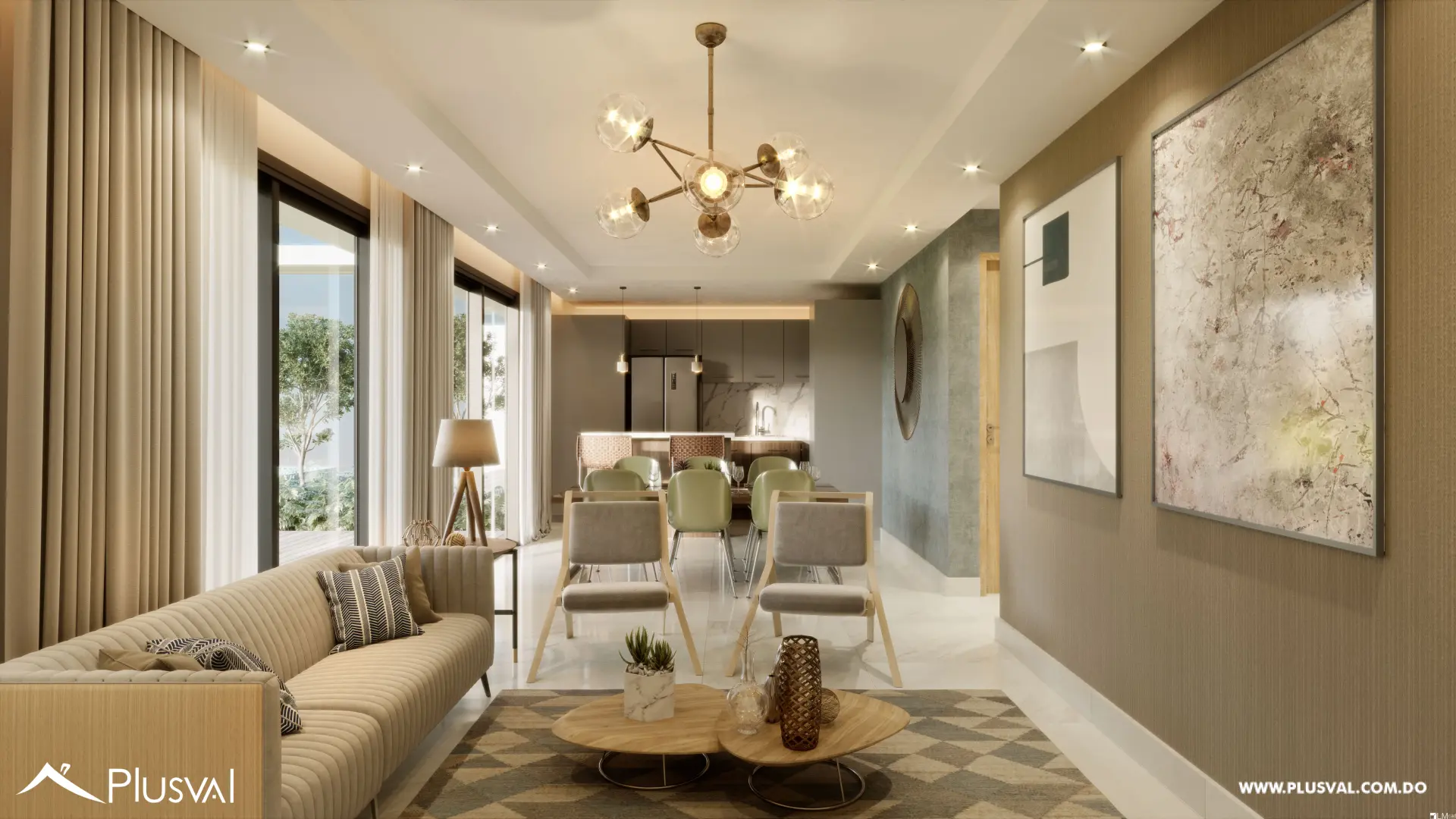 Moderno apartamento de 2 habitaciones en venta - Vista Cana 532385