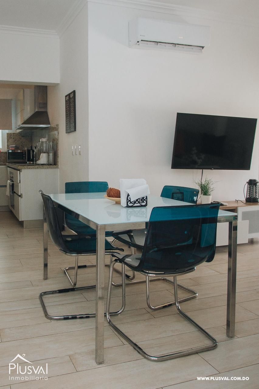 Apartamento en venta en una residencia nueva y segura, cercana a comercios y ubicada en el centro de Bávaro, a 4 minutos de la playa. 488271