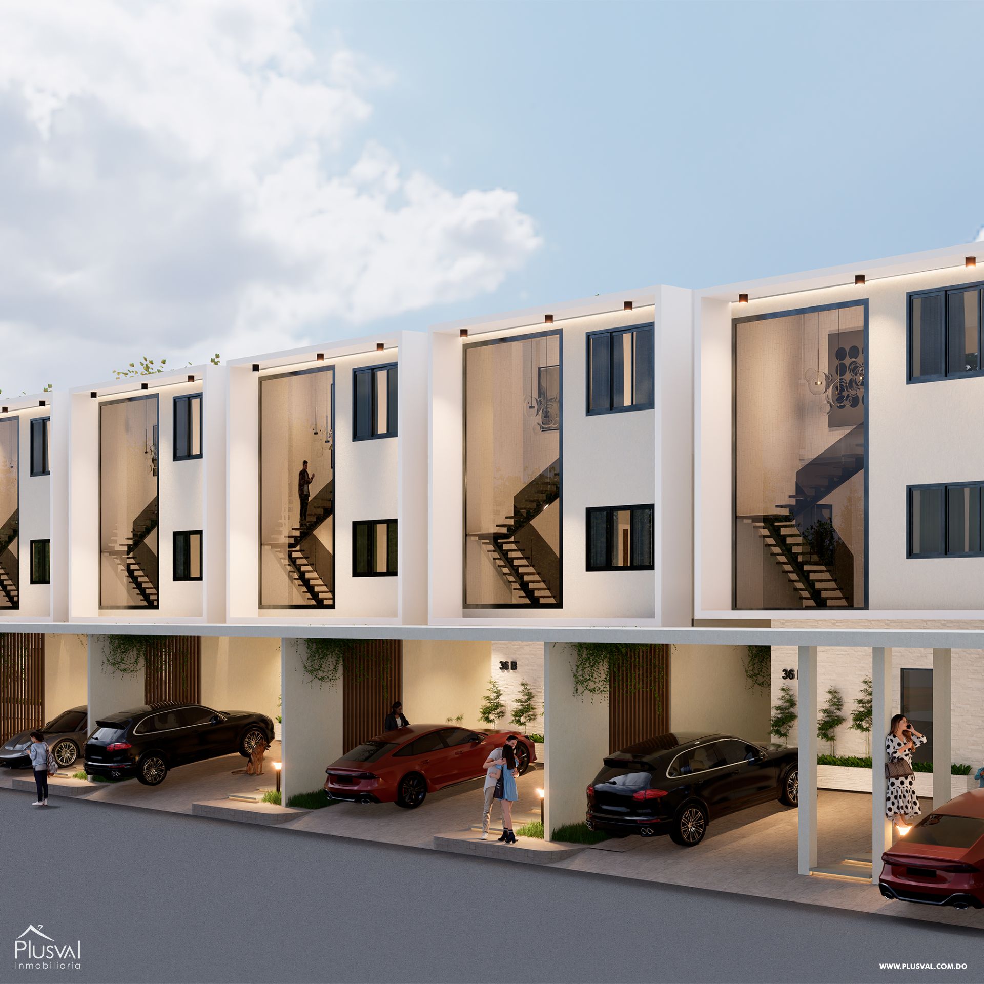 Exclusivas y modernas casas de 3 niveles en Arroyo Hondo III. 352726