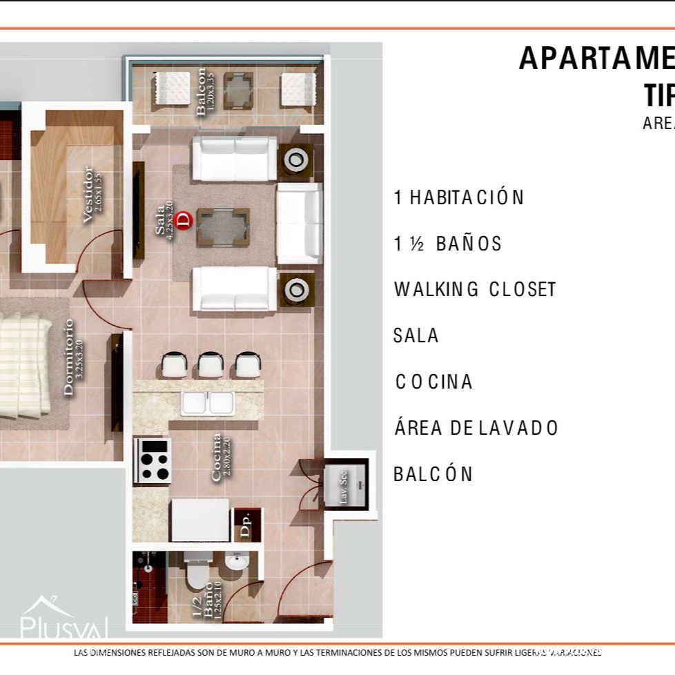 Apartamento en venta en la Zona Universitaria 277605