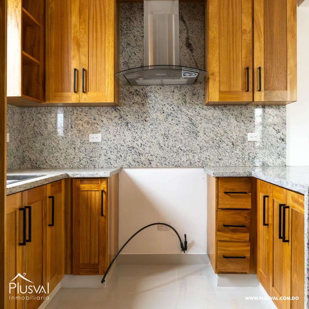 Apartamento en planos con patio privado, ubicado en zona residencial de Santiago, 371505