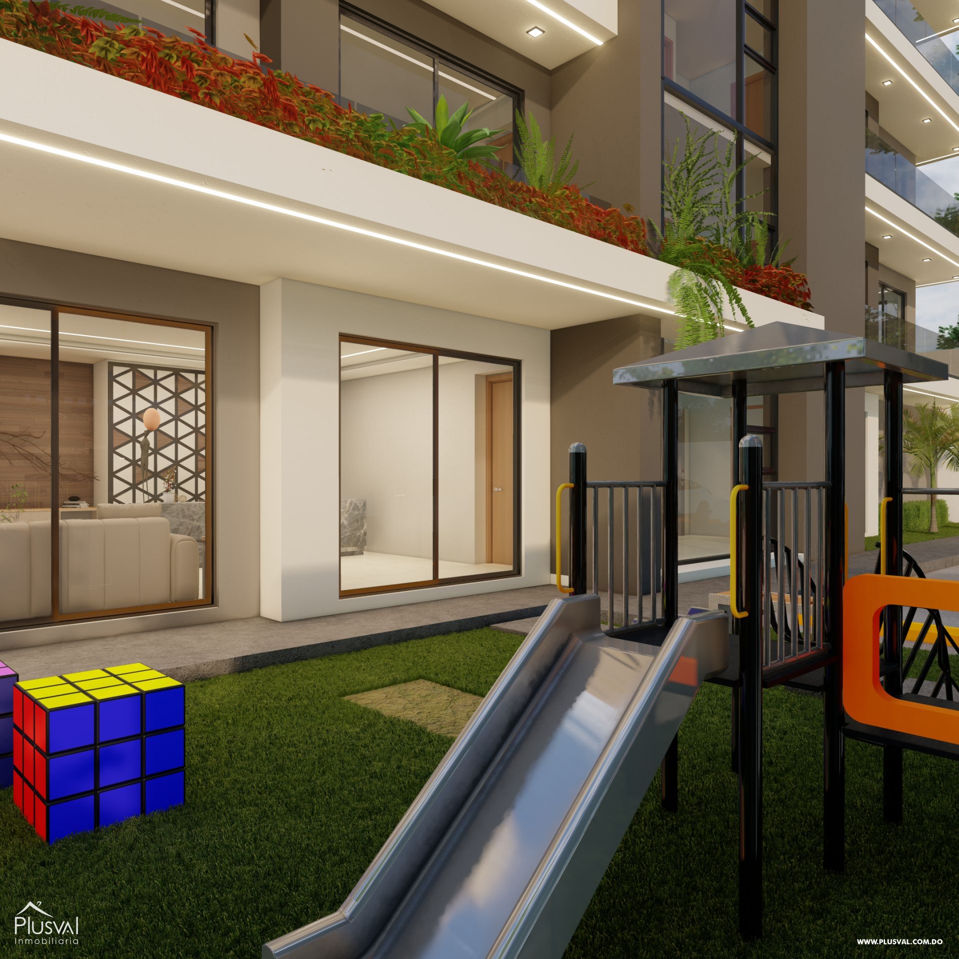 Amplio apartamento en venta en plano en la Urbanización Thomen 418622