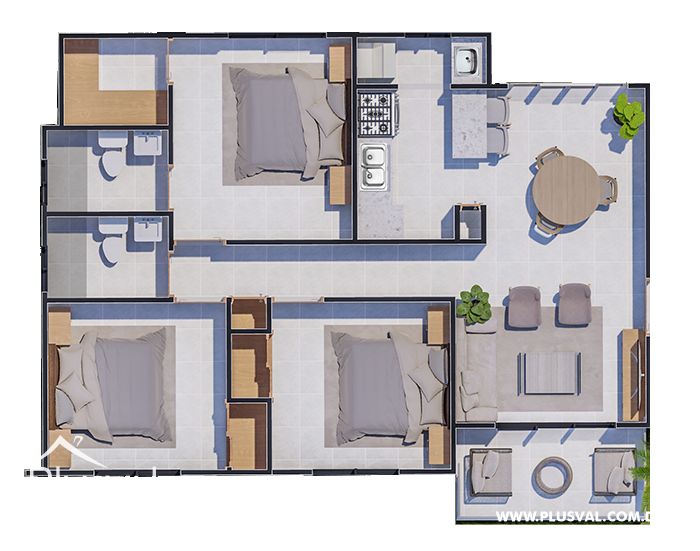 Apartamentos en venta en Punta Cana 305214