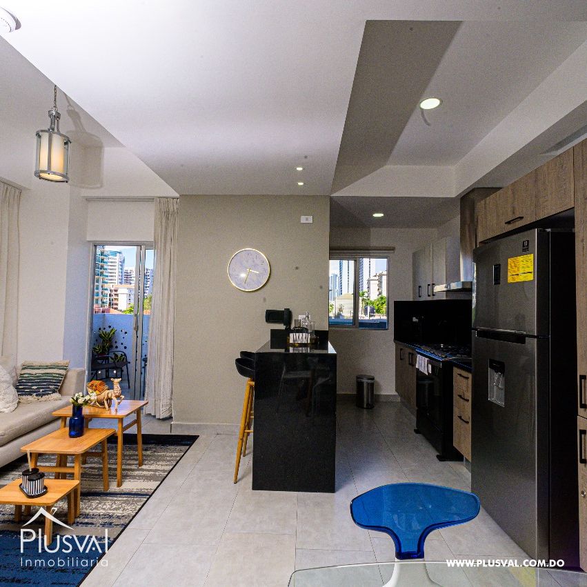 Apartamento amueblado en alquiler en el centro de Piantini 419236