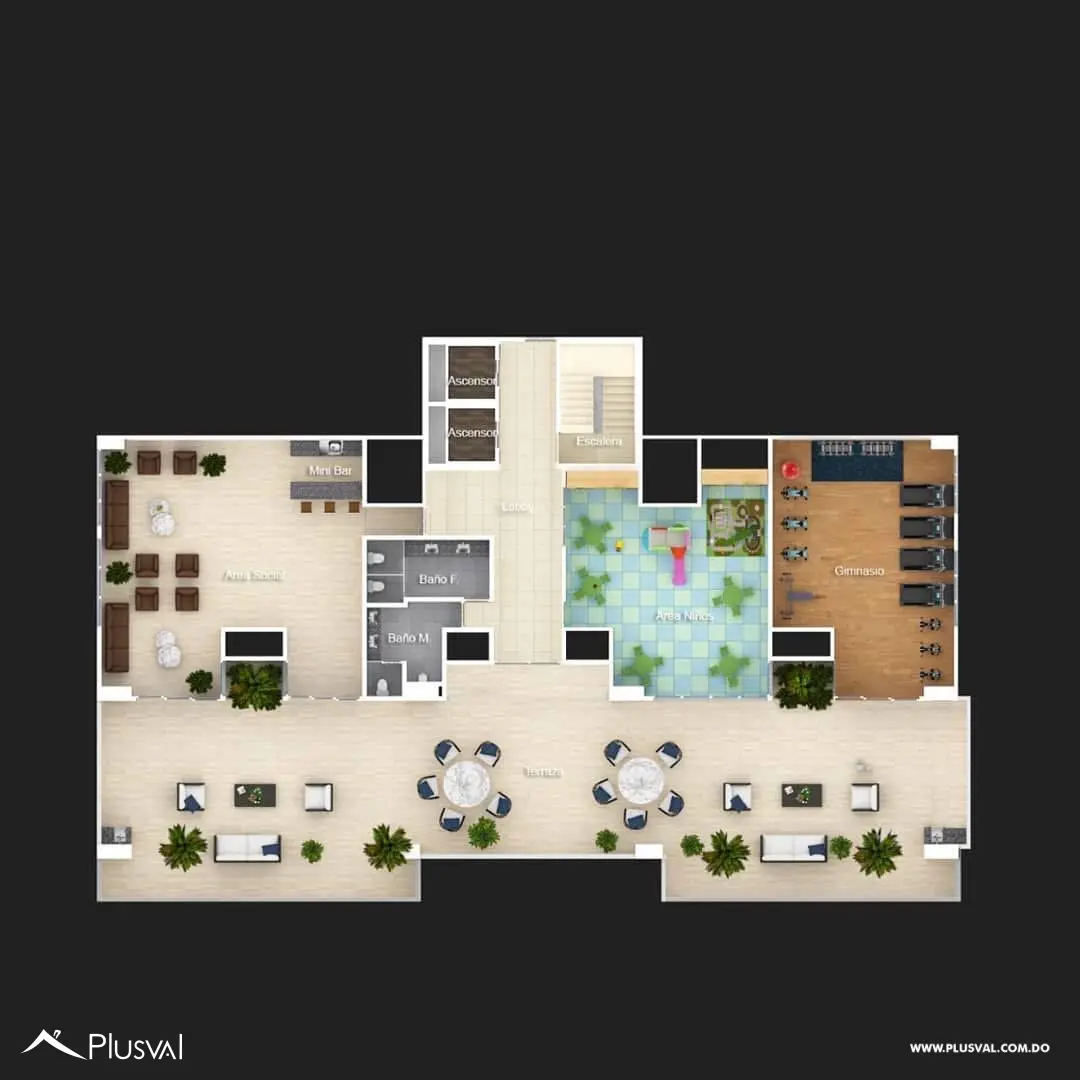 AMPLIO Y EXCLUSIVO APTO FAMILIAR EN BELLA VISTA 485591