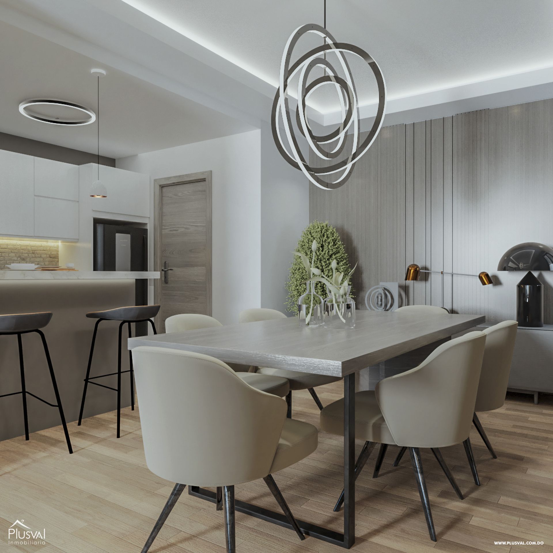 Apartamento en venta en Santo Domingo Este con piscina y área social 243947
