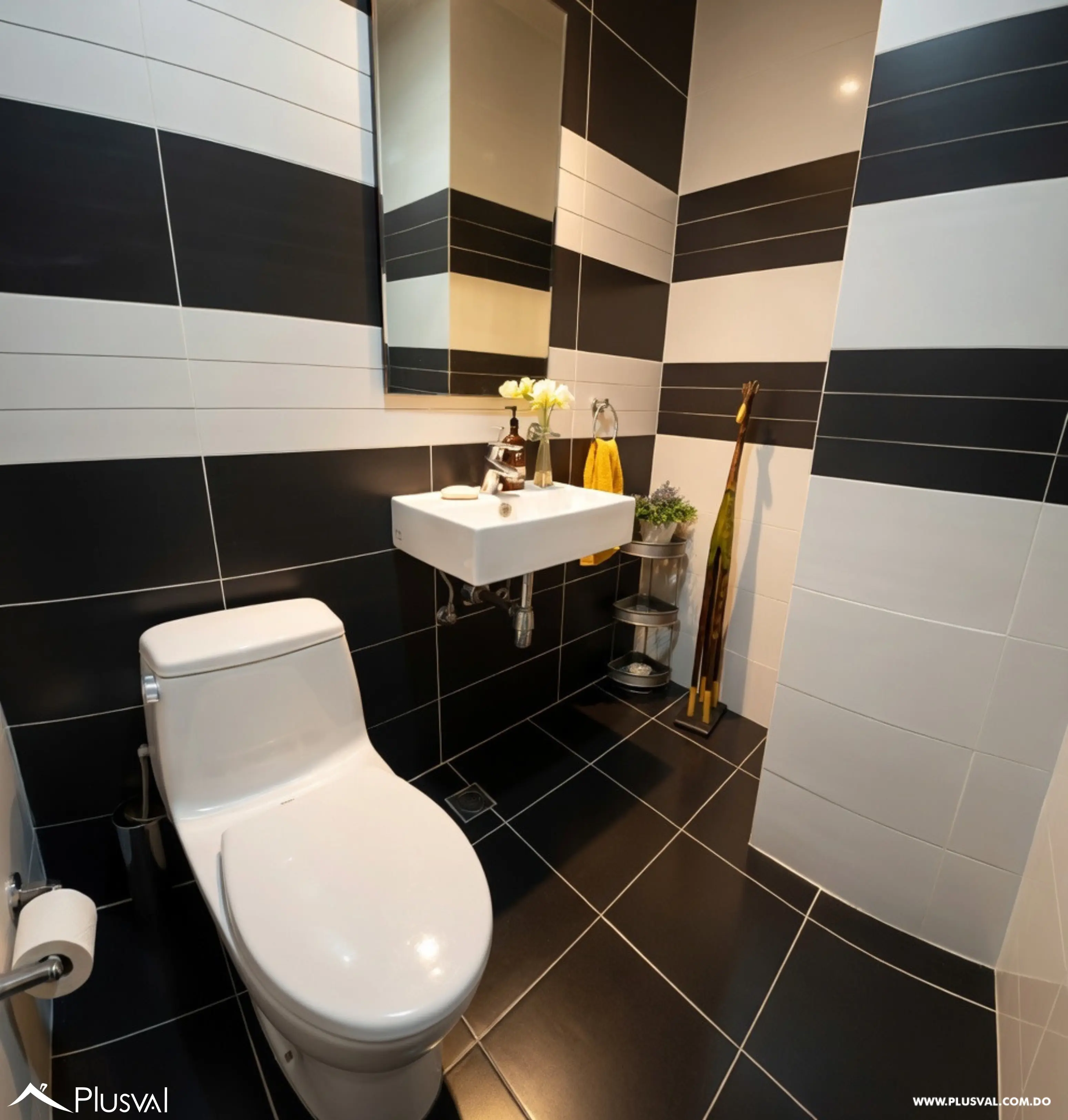 Apartamento dos niveles en Evaristo Morales 493339