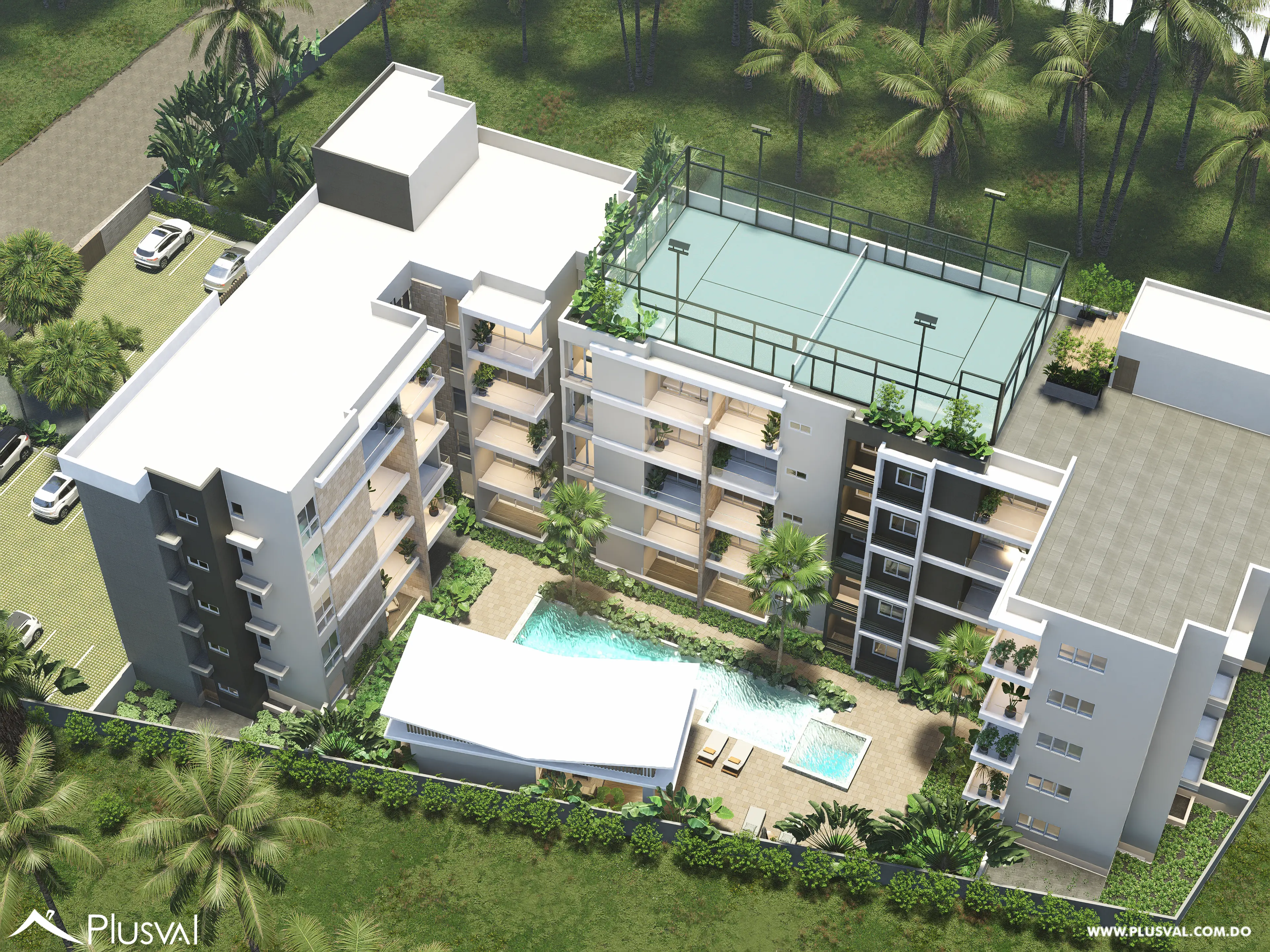 Apartamentos en venta en Juan Dolio, a minutos de la más hermosa playa. 3 habitaciones, 2.5 baños, 33mts de patio 480252