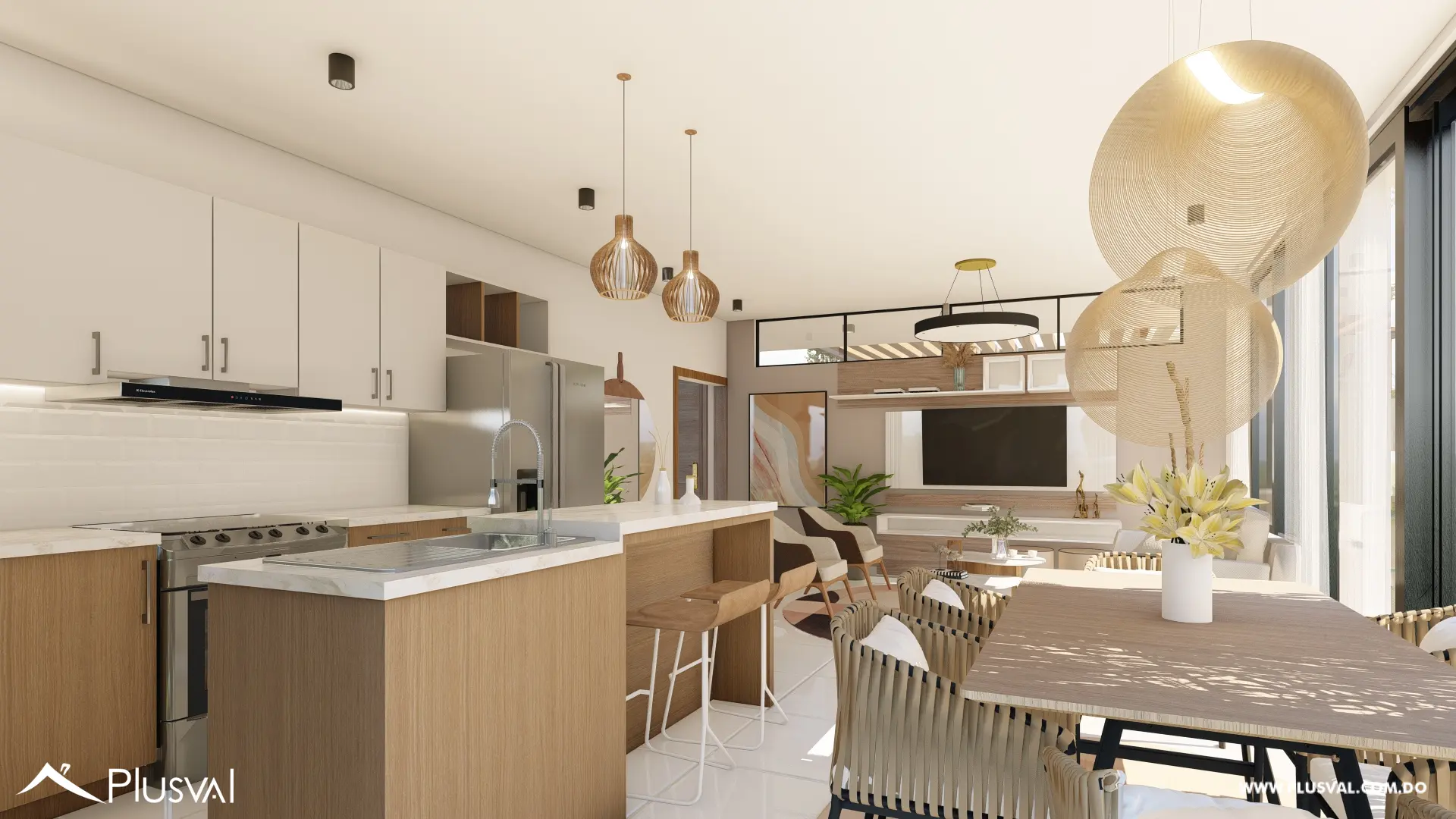 Villa en venta de 3 Habitaciones en Vista Cana. 510299