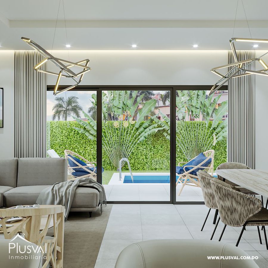 Casas de dos niveles en Punta Cana 216635