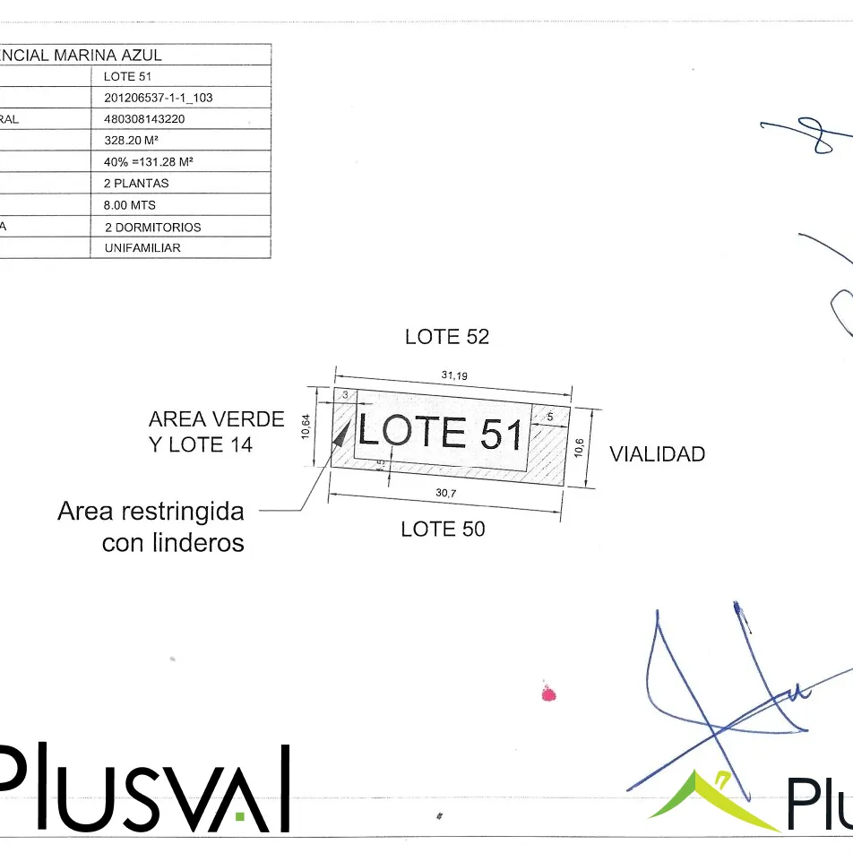 Twin Lots en Marina Azul - Oportunidad para villas Duplex en Playa Nueva Romana - Residencil Marina Azul 442351