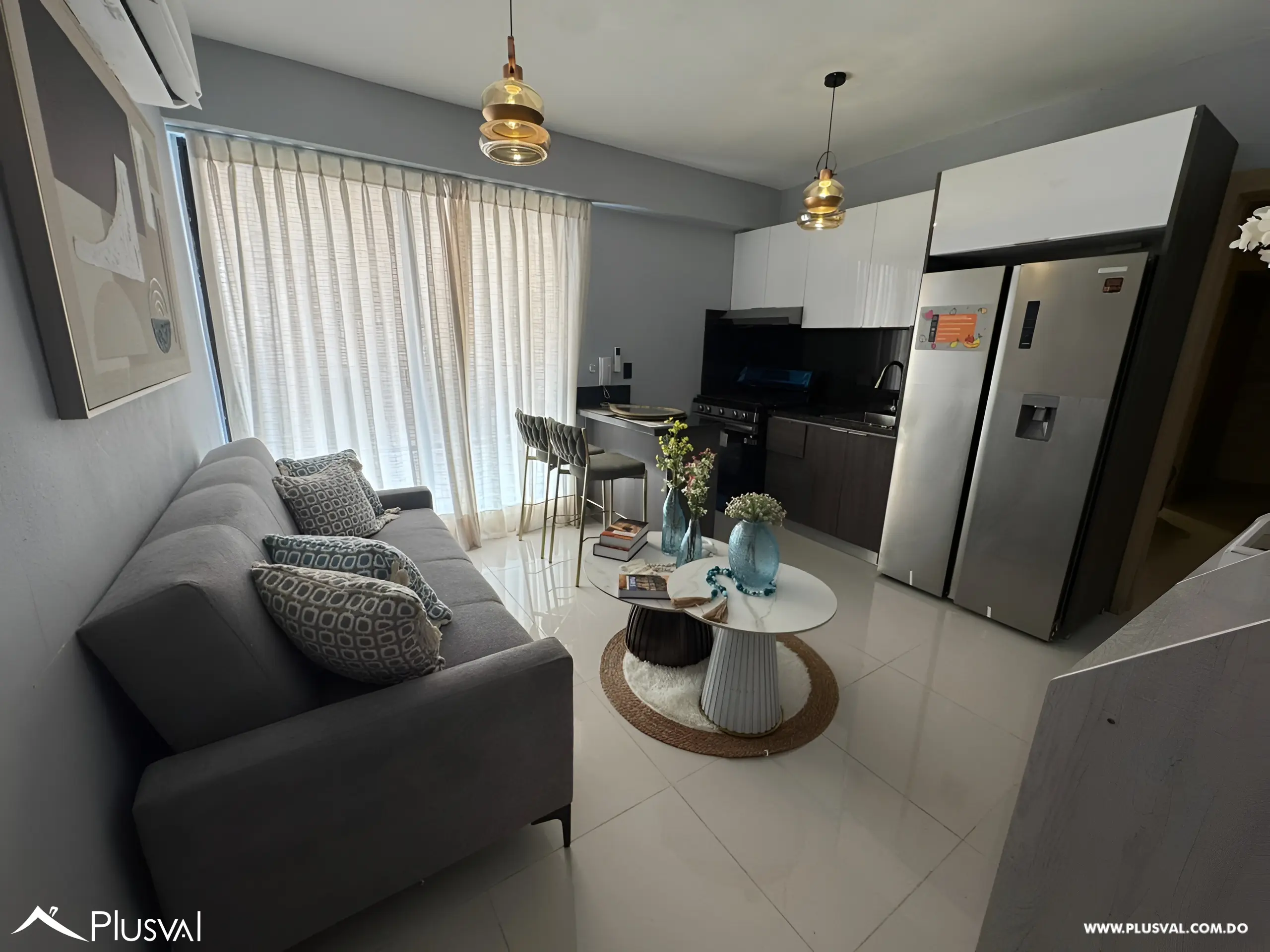 Apartamento Amueblado de 1 Habitación en Gazcue 533148