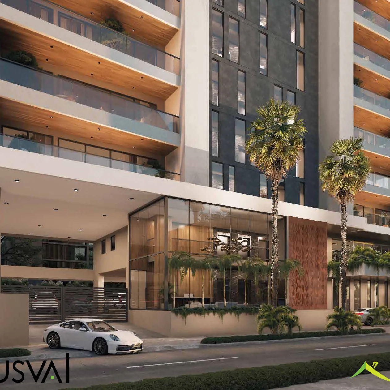 Apartamento en venta en Naco de 3 habitaciones + estudio 416944