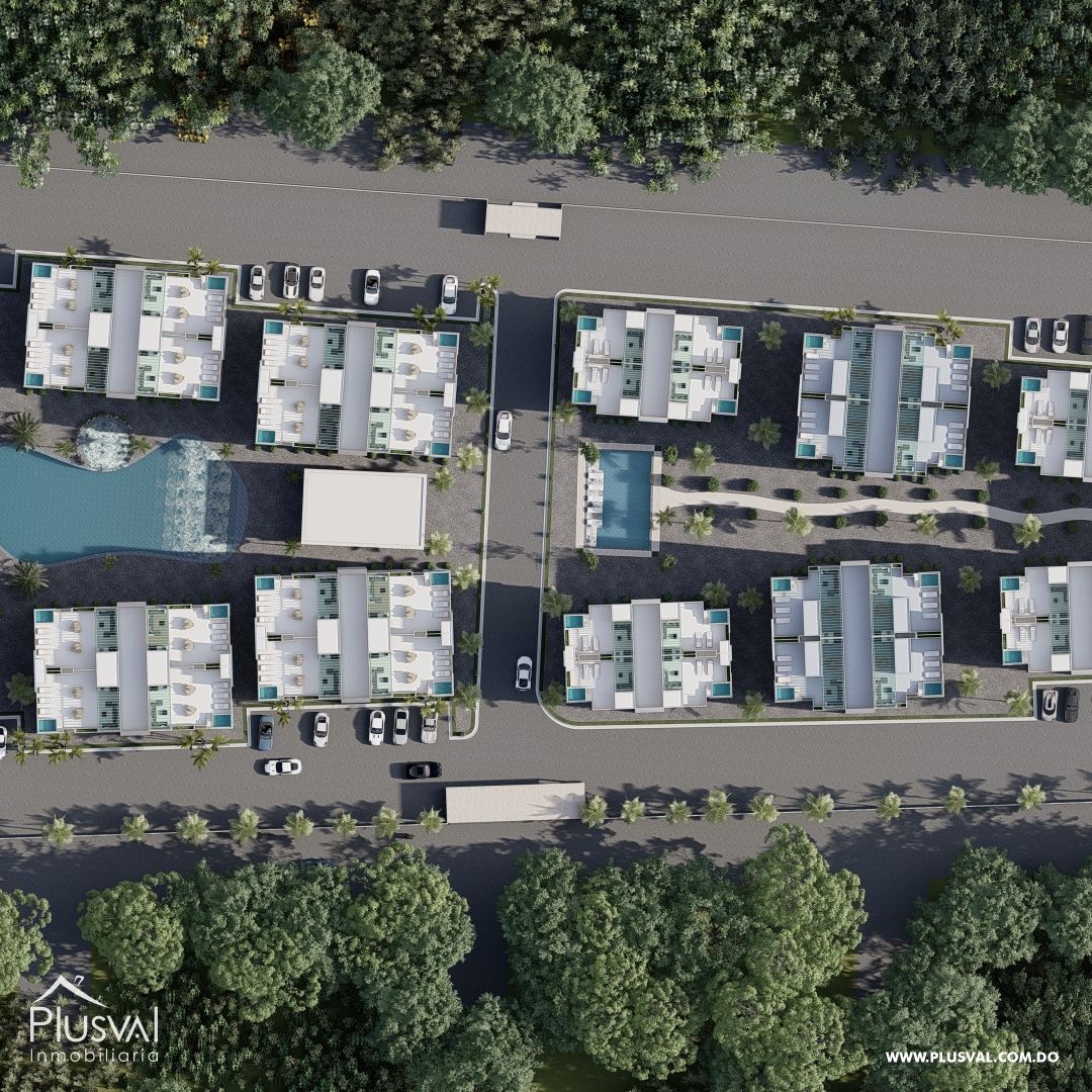 Apartamentos de 3 habitación con Acceso directo desde la autovía en Punta Cana 376679