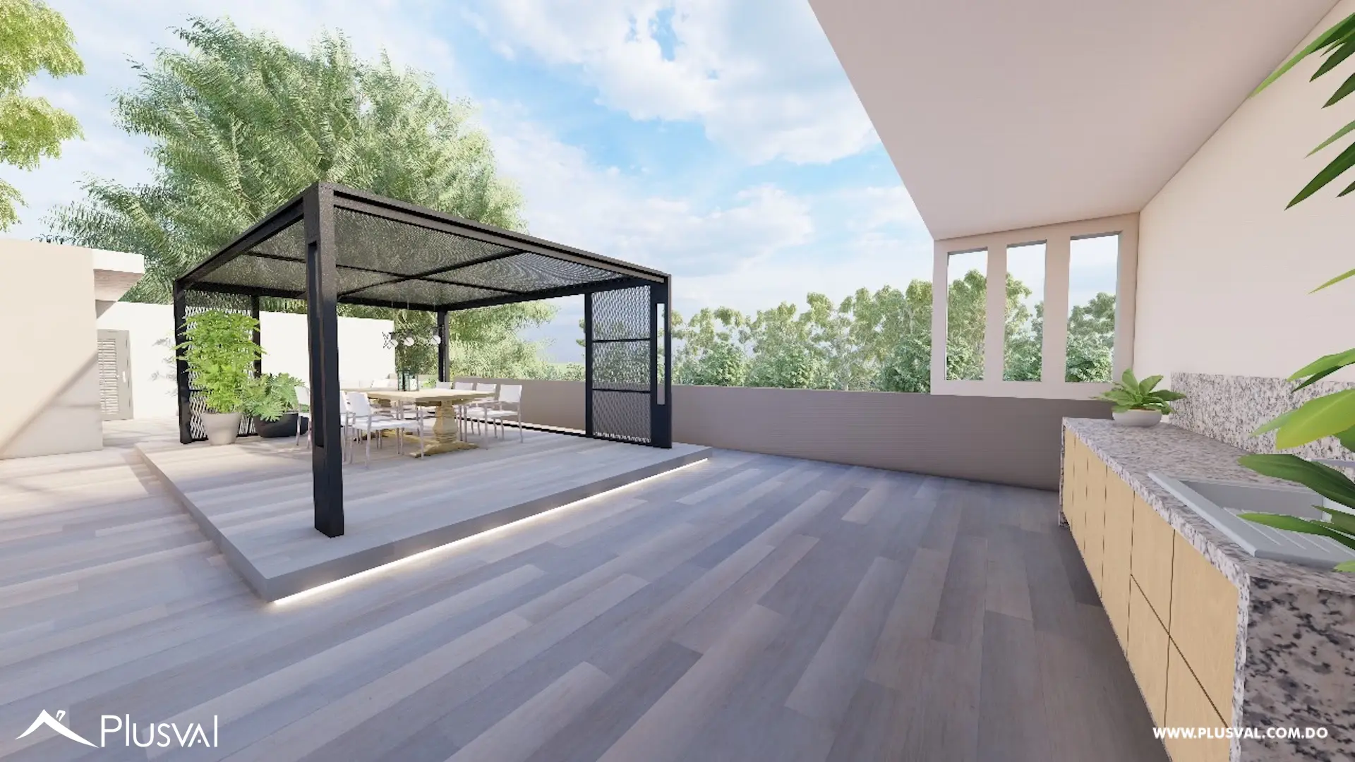 Proyecto de apartamentos en venta de dos y tres habitaciones en Santo Domingo Oeste. 453243