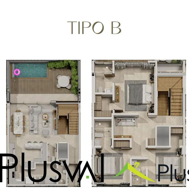 Proyectos de casas de 3 niveles en Arroyo Hondo Viejo 430515
