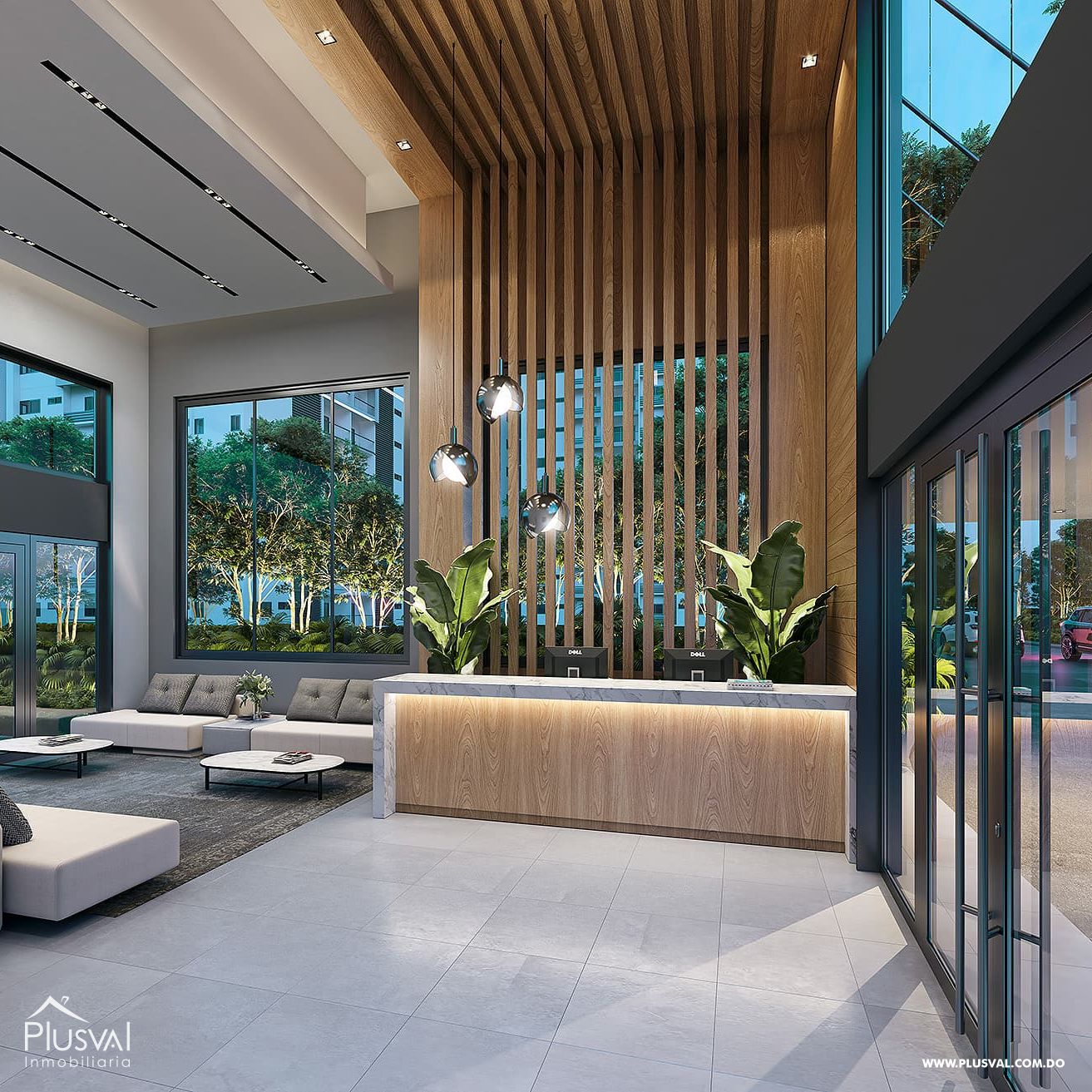 Impresionante apartamento de 2 habitaciones en venta en un oasis urbano en el corazón de Santo Domingo 343053