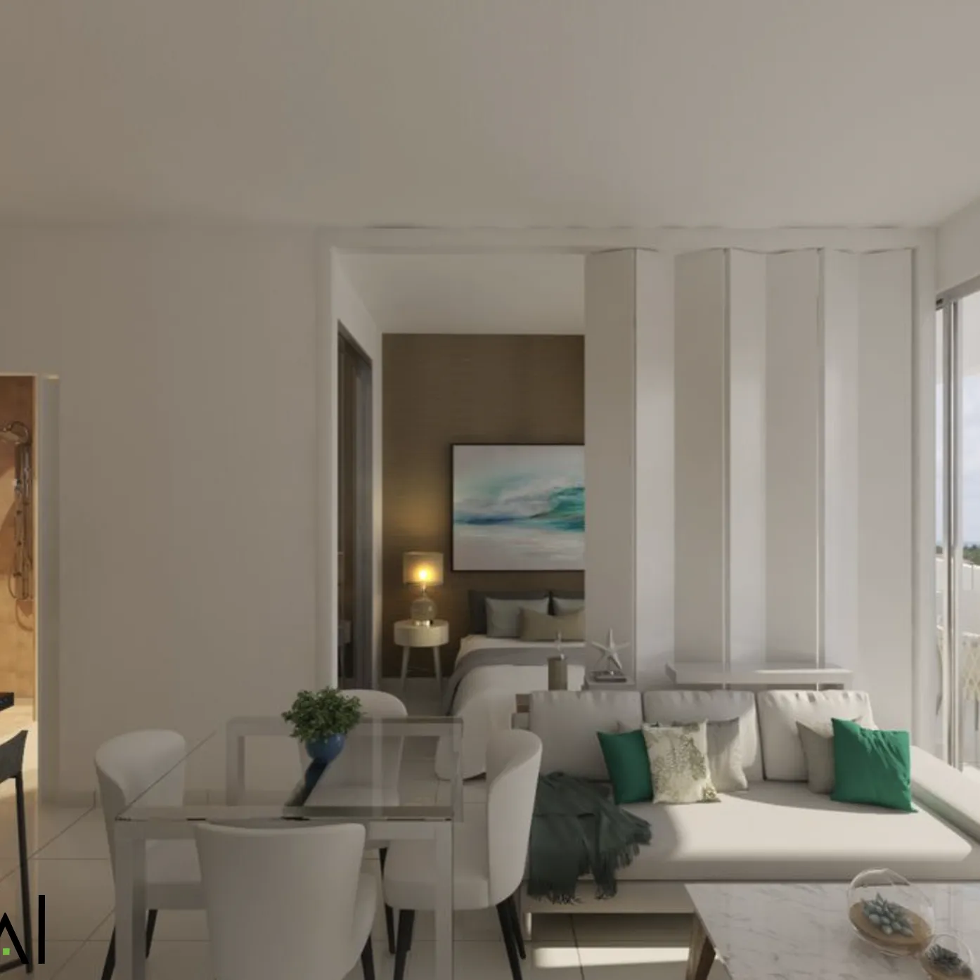 Penthouse en venta de 1 habitación 436769