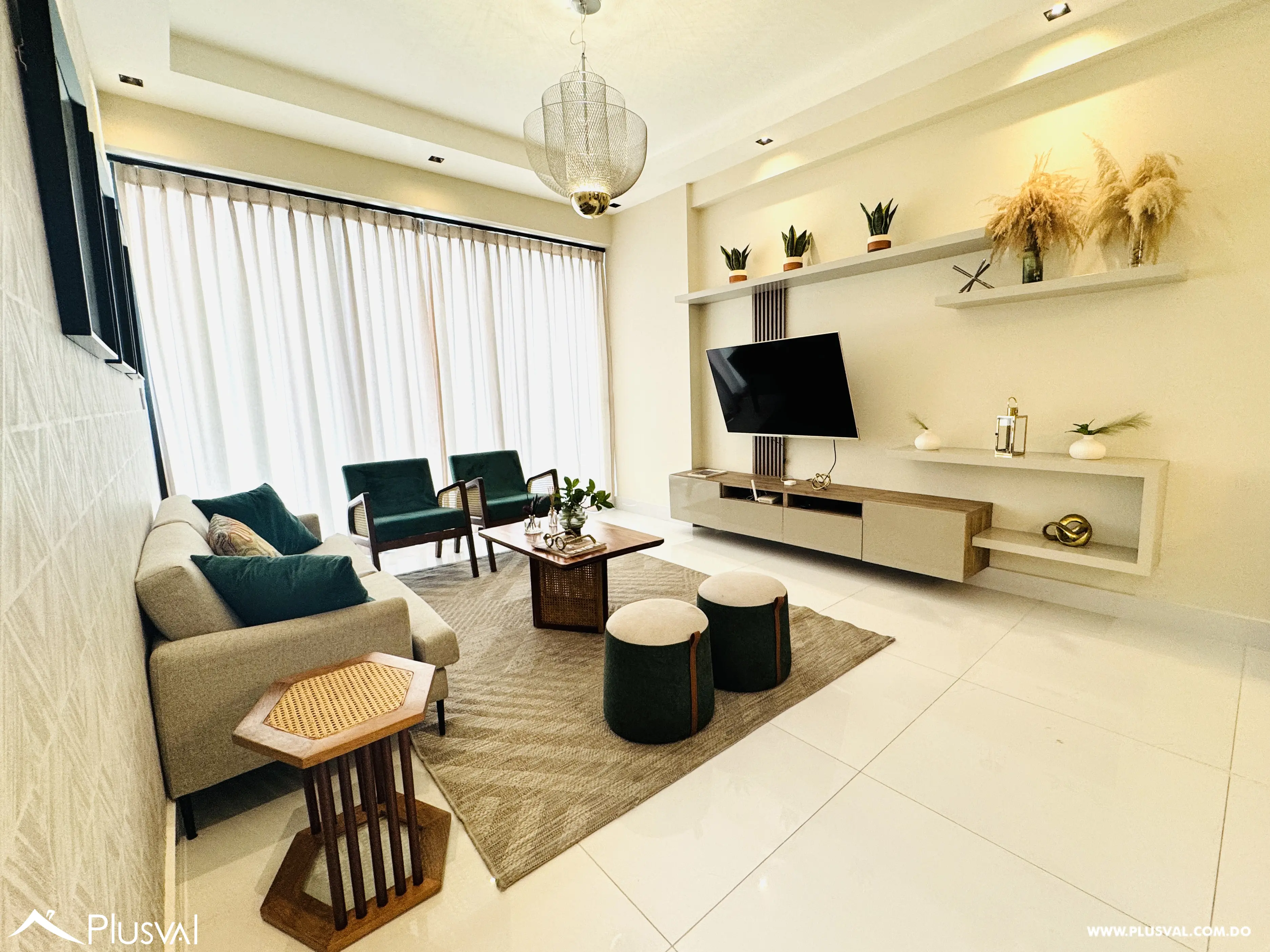 Moderno apartamento en venta amueblado  en exclusiva torre de  Piantini 462674