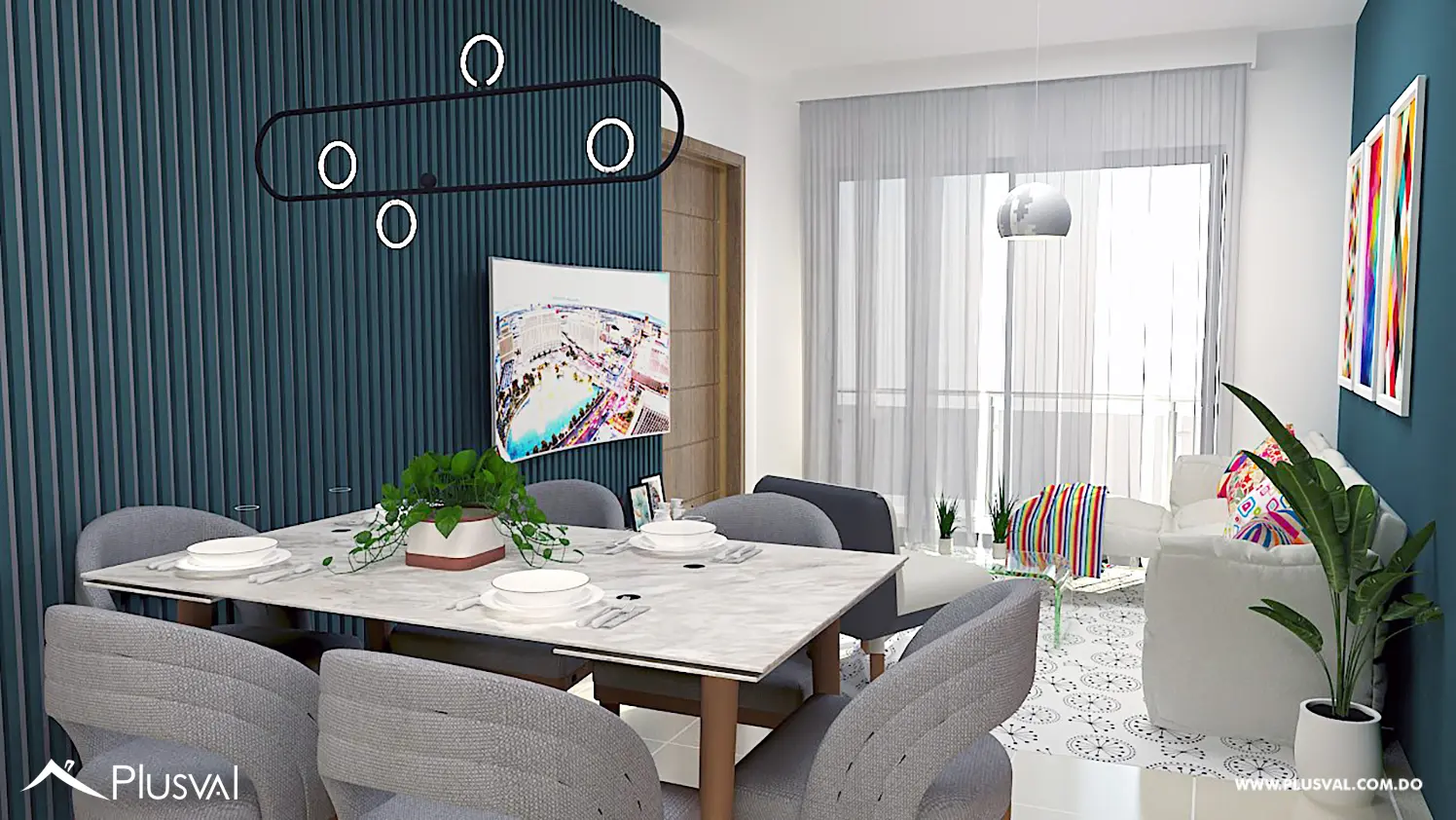 Moderno apartamento de 2 habitaciones en Costa Cana, Punta Cana 454518