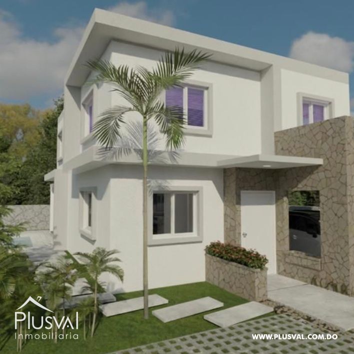 Proyecto de villas de dos niveles en Bávaro, Punta Cana. 275918