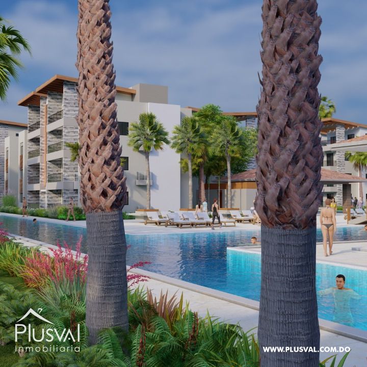 Apartamentos de 2 habitaciones en Punta Cana 500769